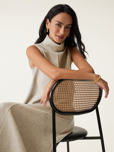 OGLmove Turtle Neck Split Hem Top