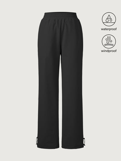 OGLmove Water-Proof Fleece-Lined Elastic Waist Pant Black XS