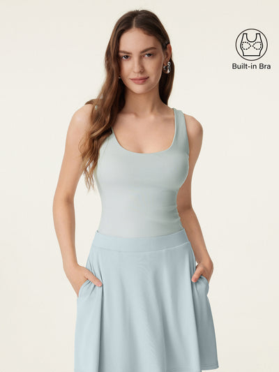 OGLmove U-neck New Airy Bra Tank Light Azure XS