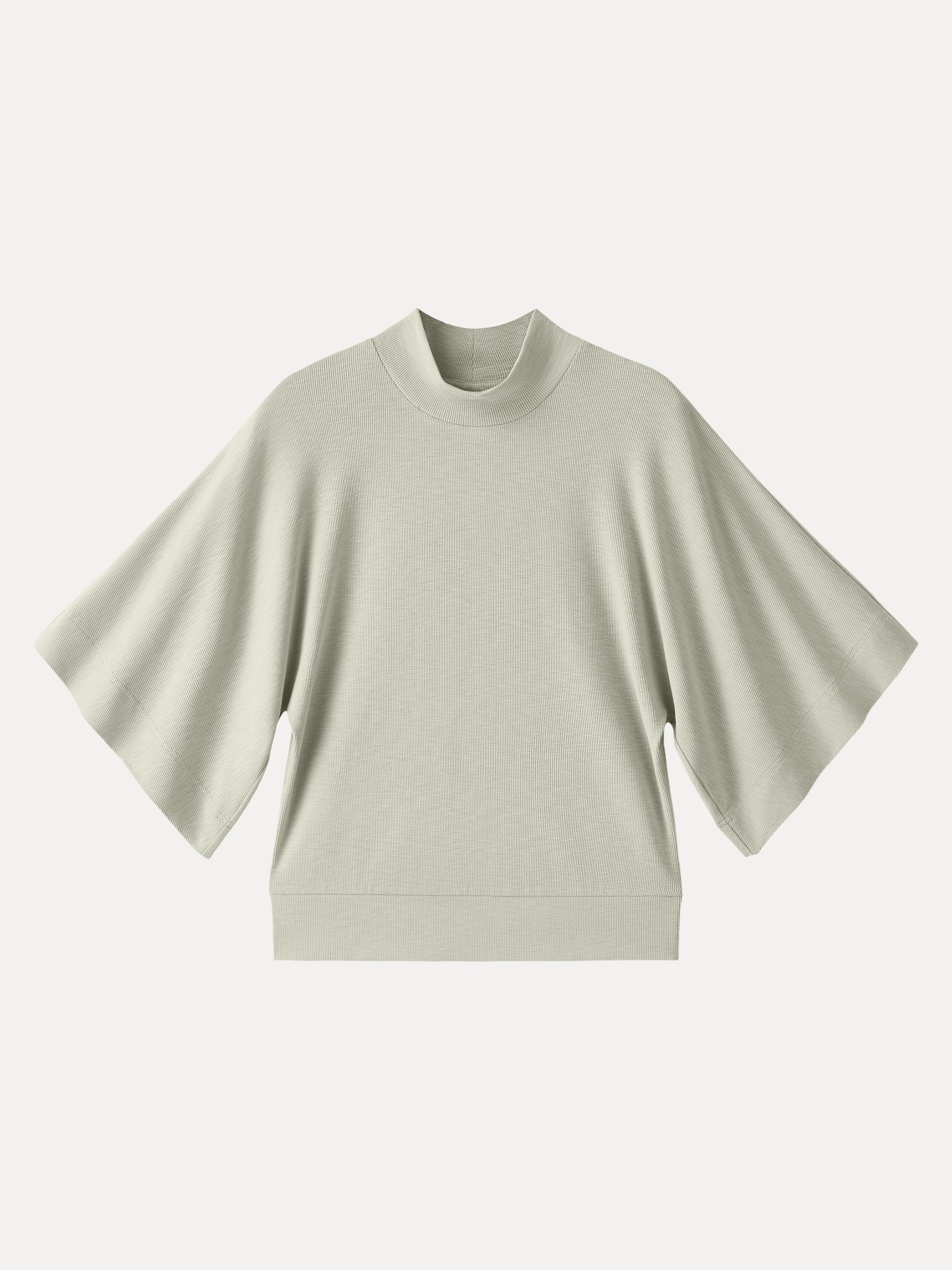 OGL Plantive Mockneck Batwing Short Sleeve Top – OGLmove