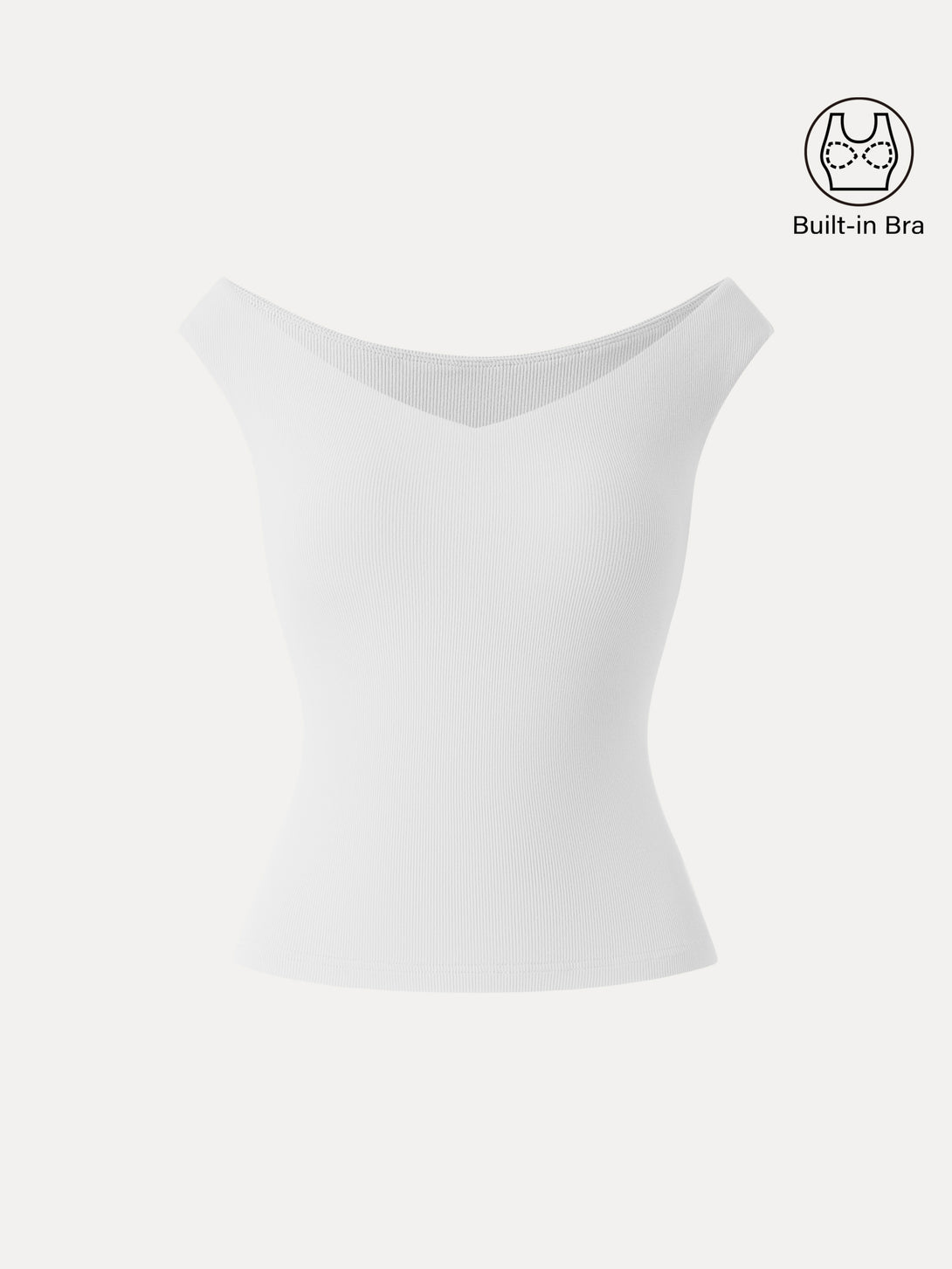 Essential V-neck New Airy Brami White XS