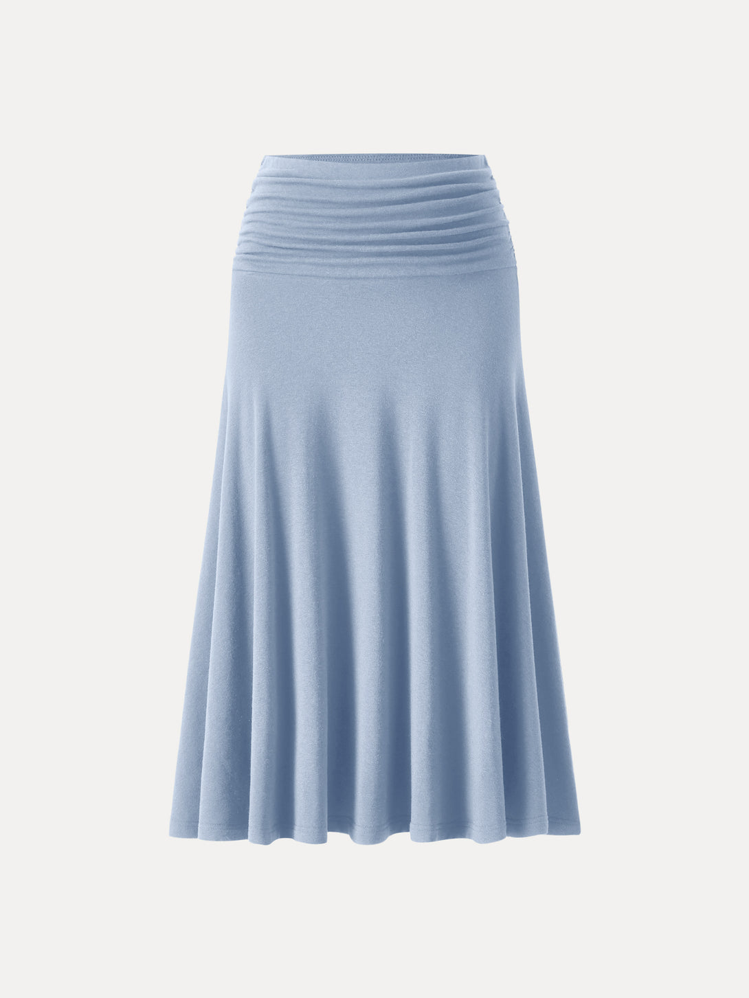 ProWarm Ruched Waist Circle Flared Midi Skirt Arctic XS
