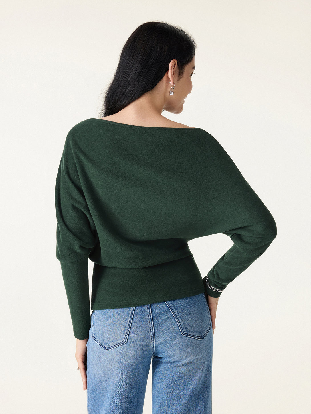 MaxWarm Boatneck Top with Close-Fit Hem
