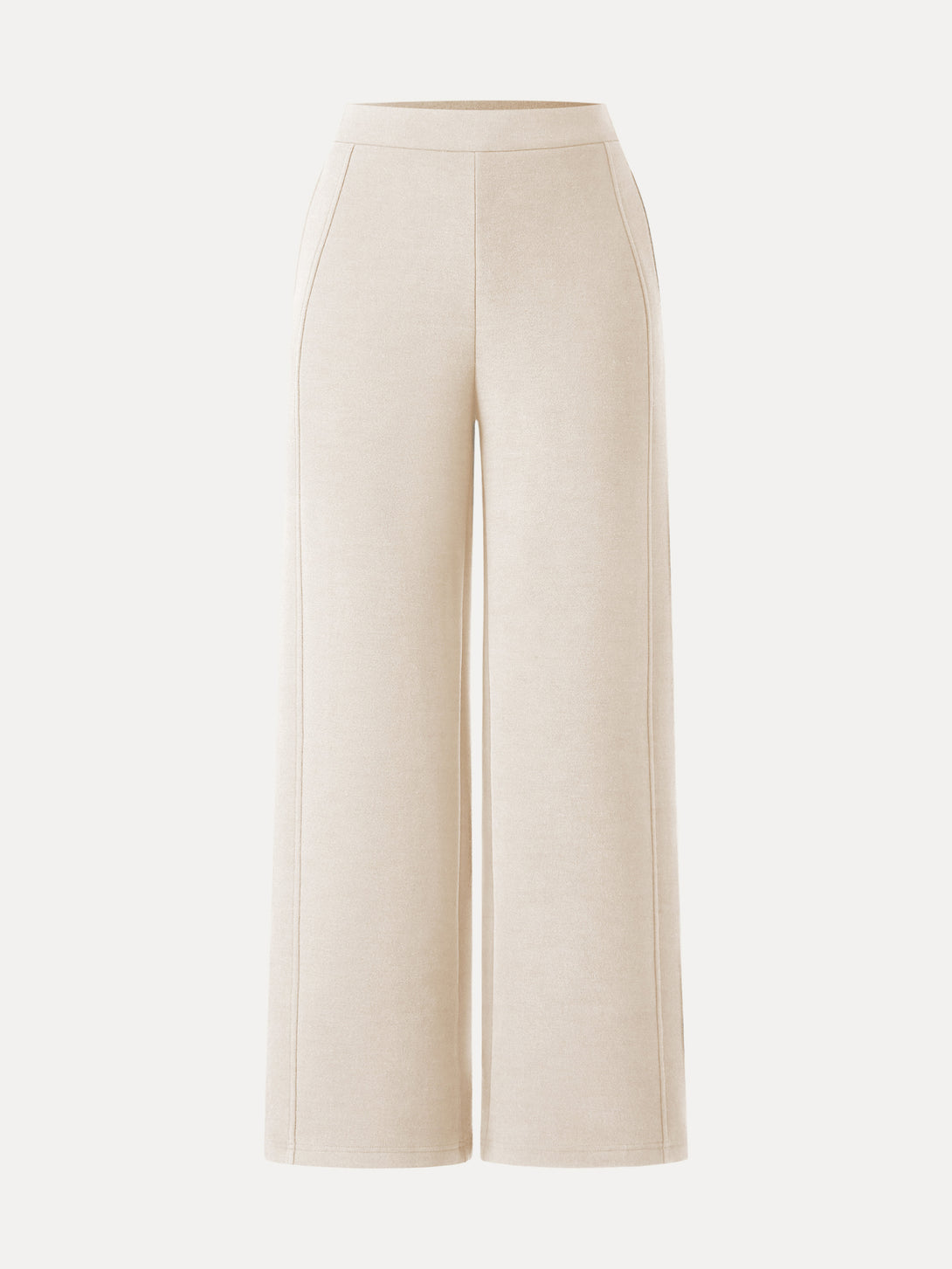 FuzzLuxe Mid Rise Wide Leg Pull-on Pants with Pockets