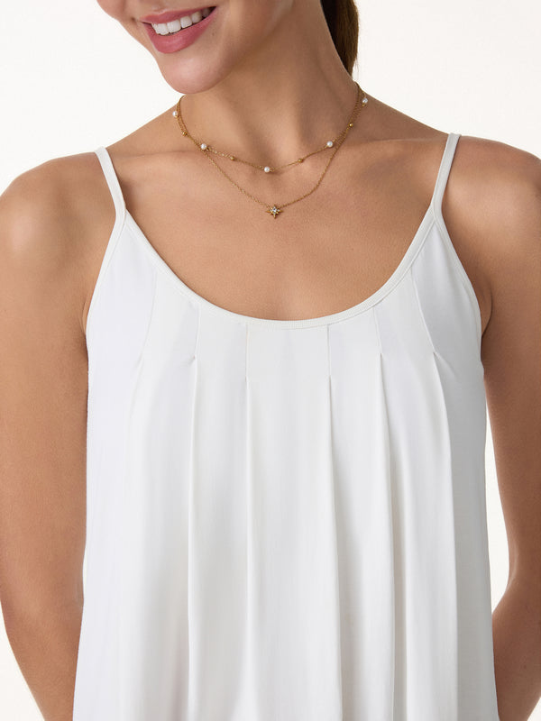OGLmove 2Pcs Set U-Neck Bra Tank & Cropped Pants with Pockets