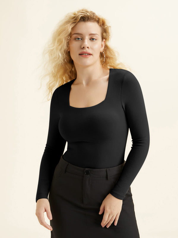 Eco-Mousse® Brushed Square Neck Brami Top