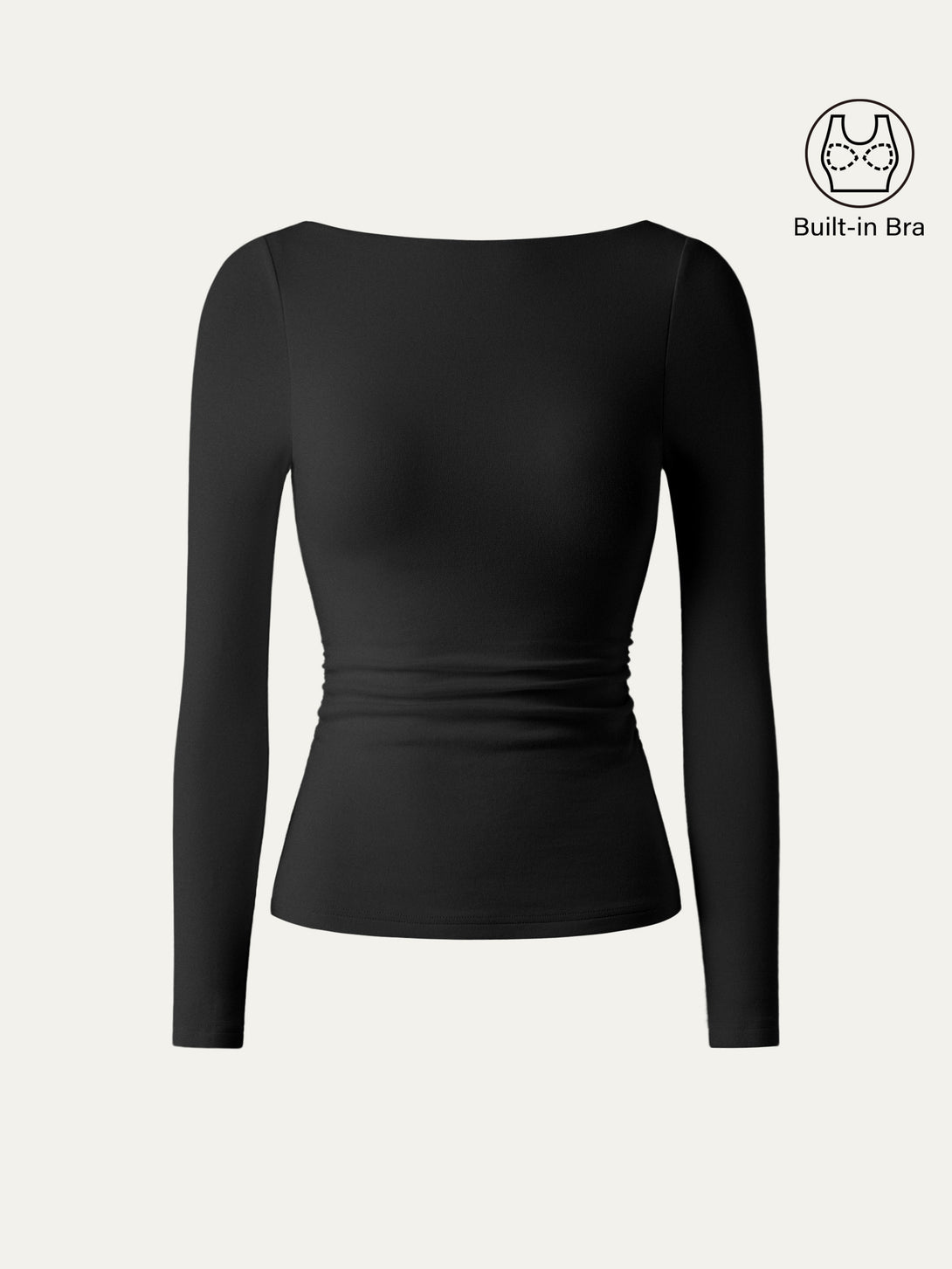 Open-Back Bandless Brami Top Black XS