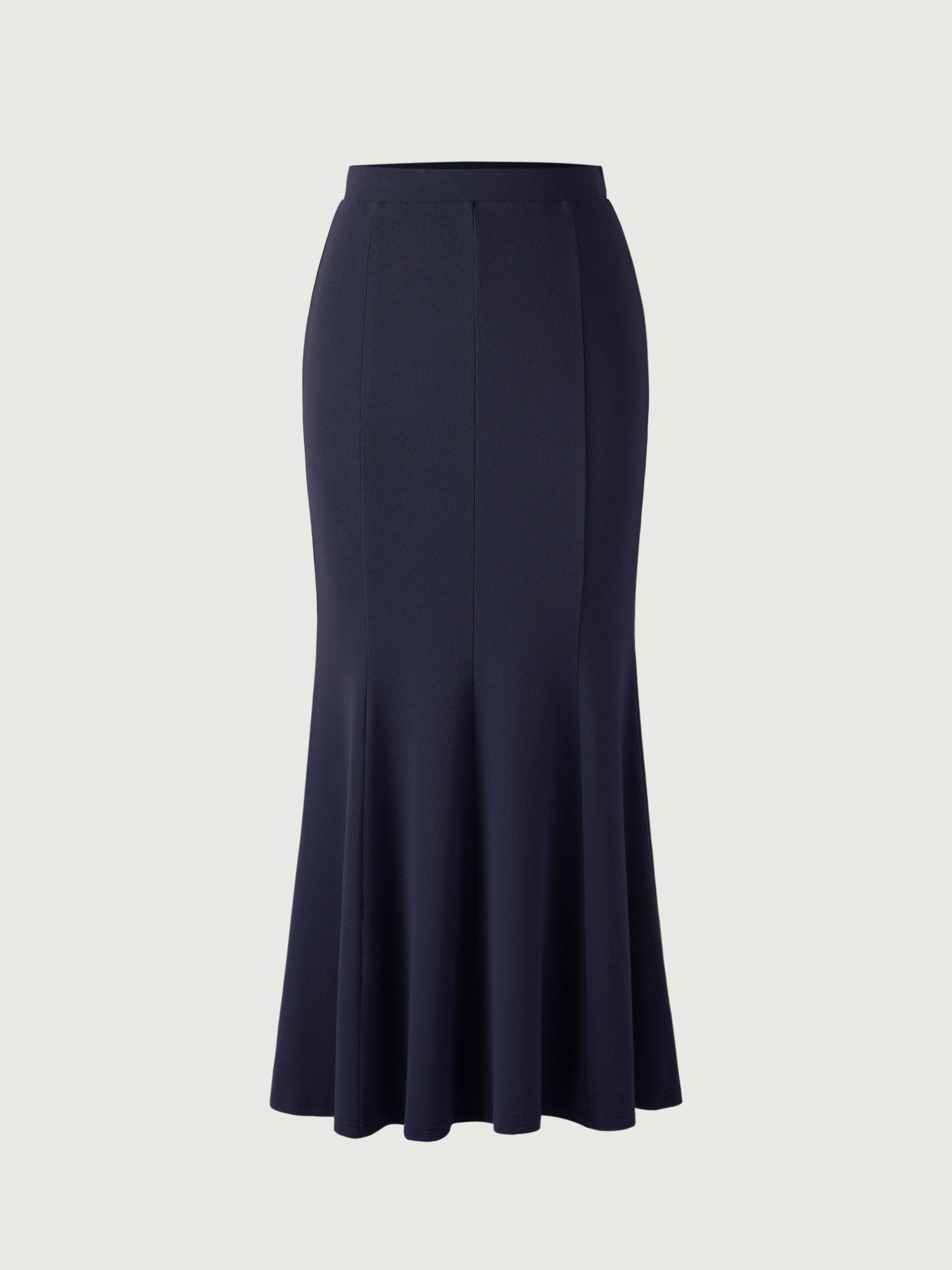 Panel Flare Maxi Skirt - Forest Night