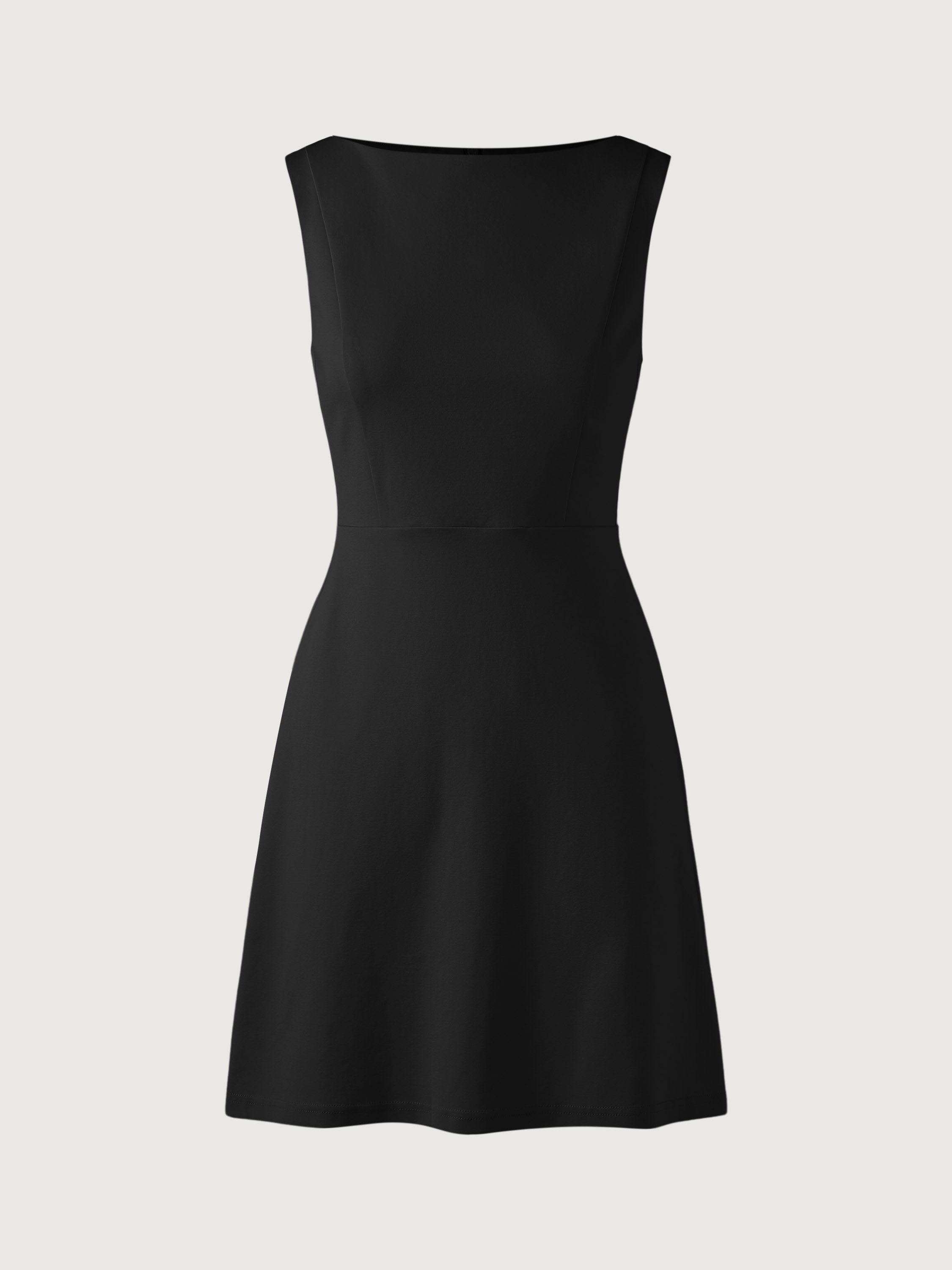 Work-Leisure Boatneck Dress - Dark Truffle