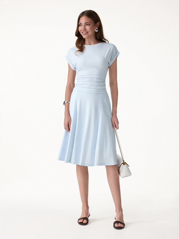 OGLmove CoolTouch Round Neck Ruched Tee