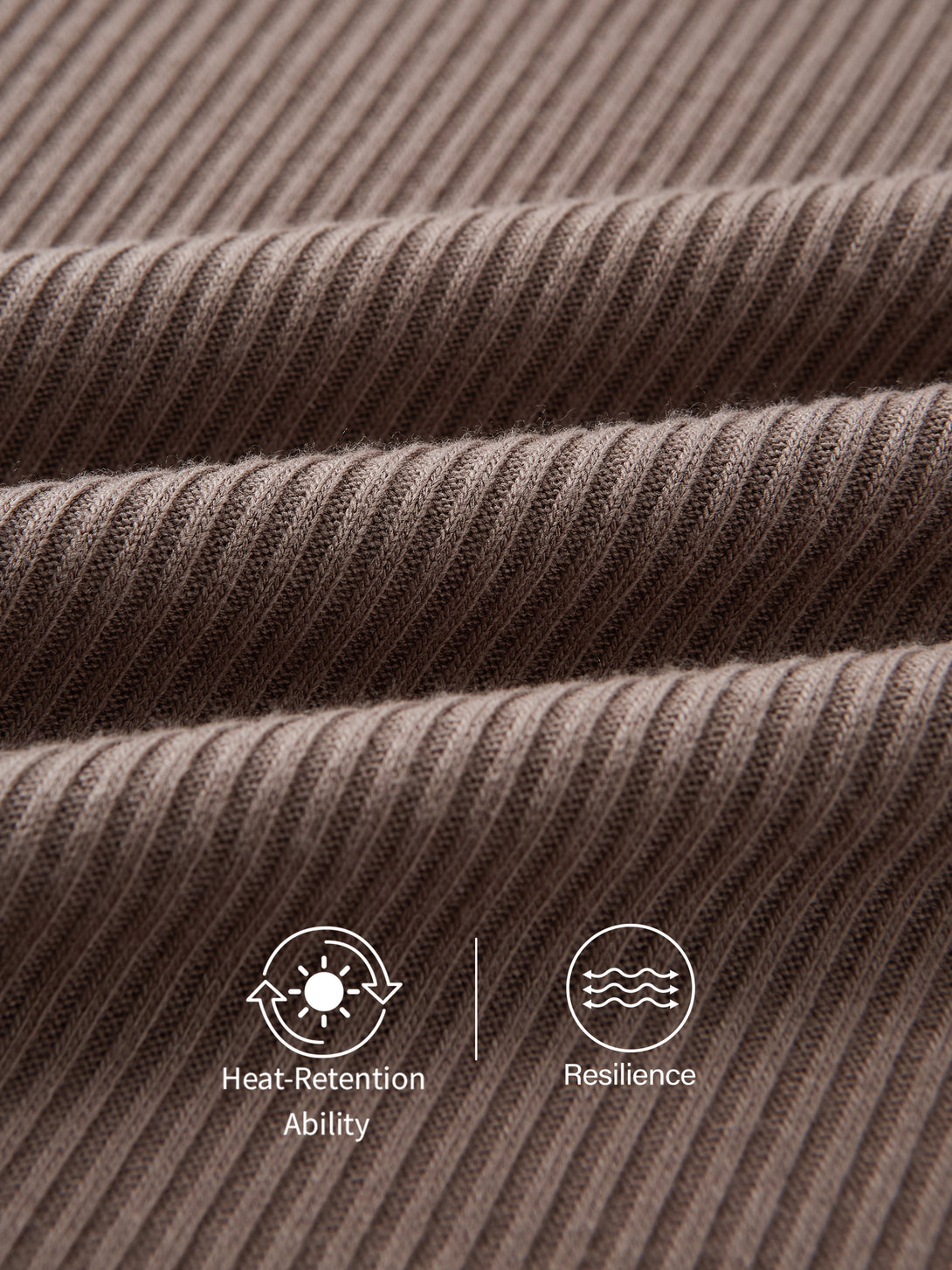 Ribbed Mockneck Long Sleeve Brami