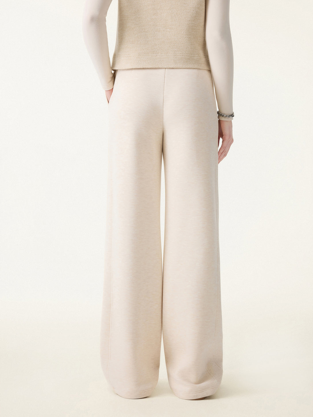 FuzzLuxe Mid Rise Wide Leg Pull-on Pants with Pockets