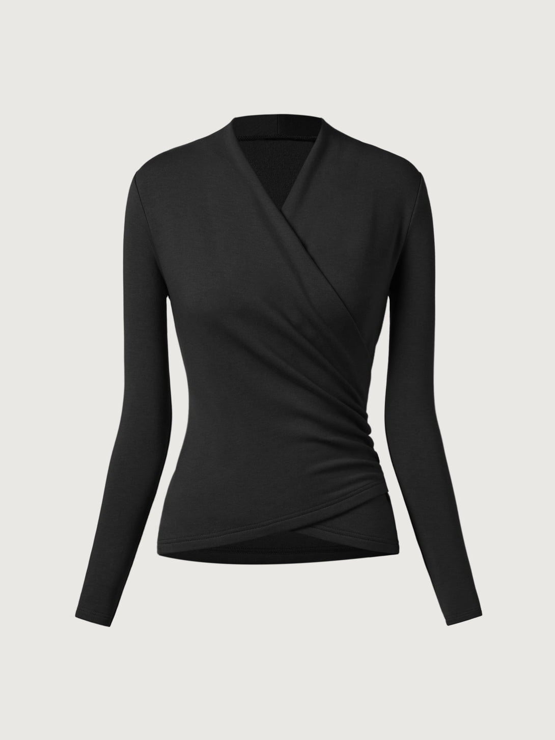 Thermal Surplice Long Sleeve Top Black XS