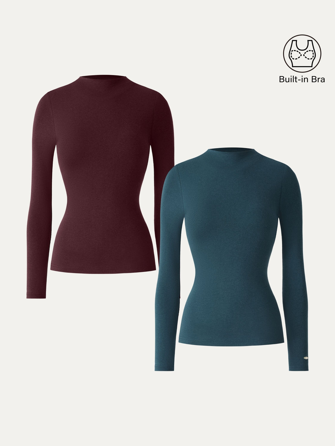 LiteWarm Mockneck Long Sleeve Brami