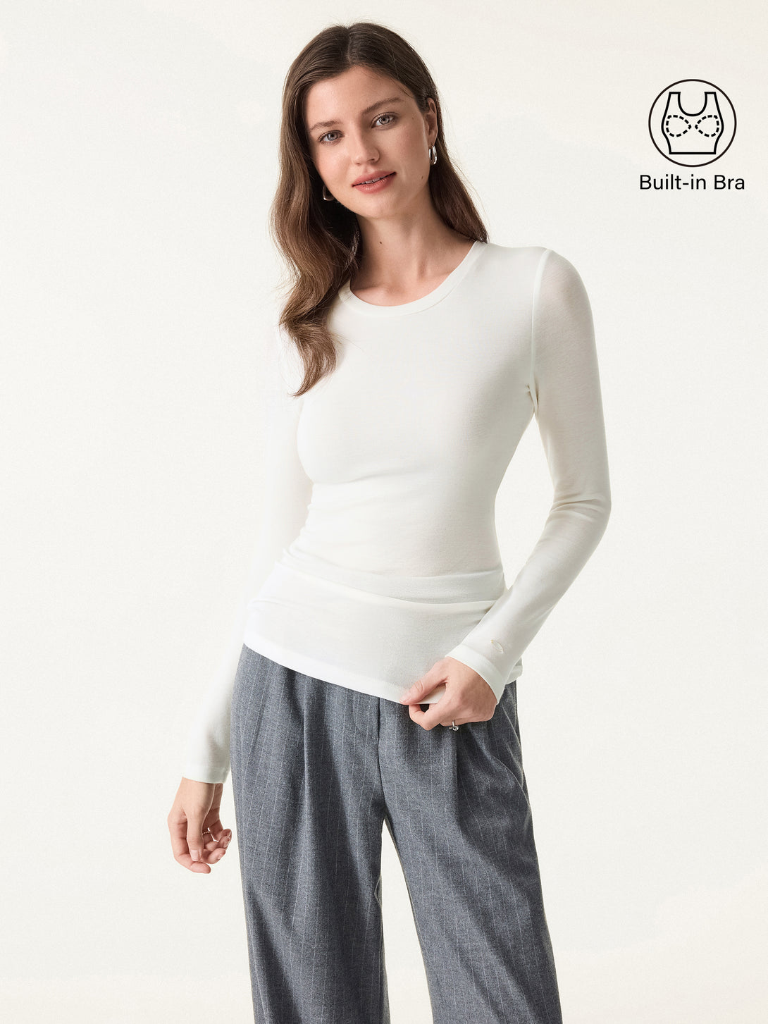 Crewneck Long Sleeve Brami