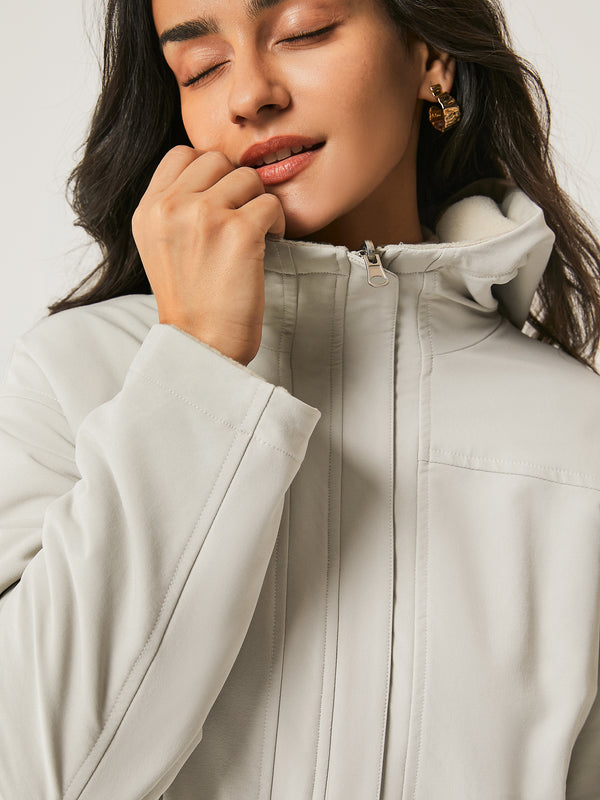 OGLmove Water-Proof Fleece Reversable Hooded Jacket