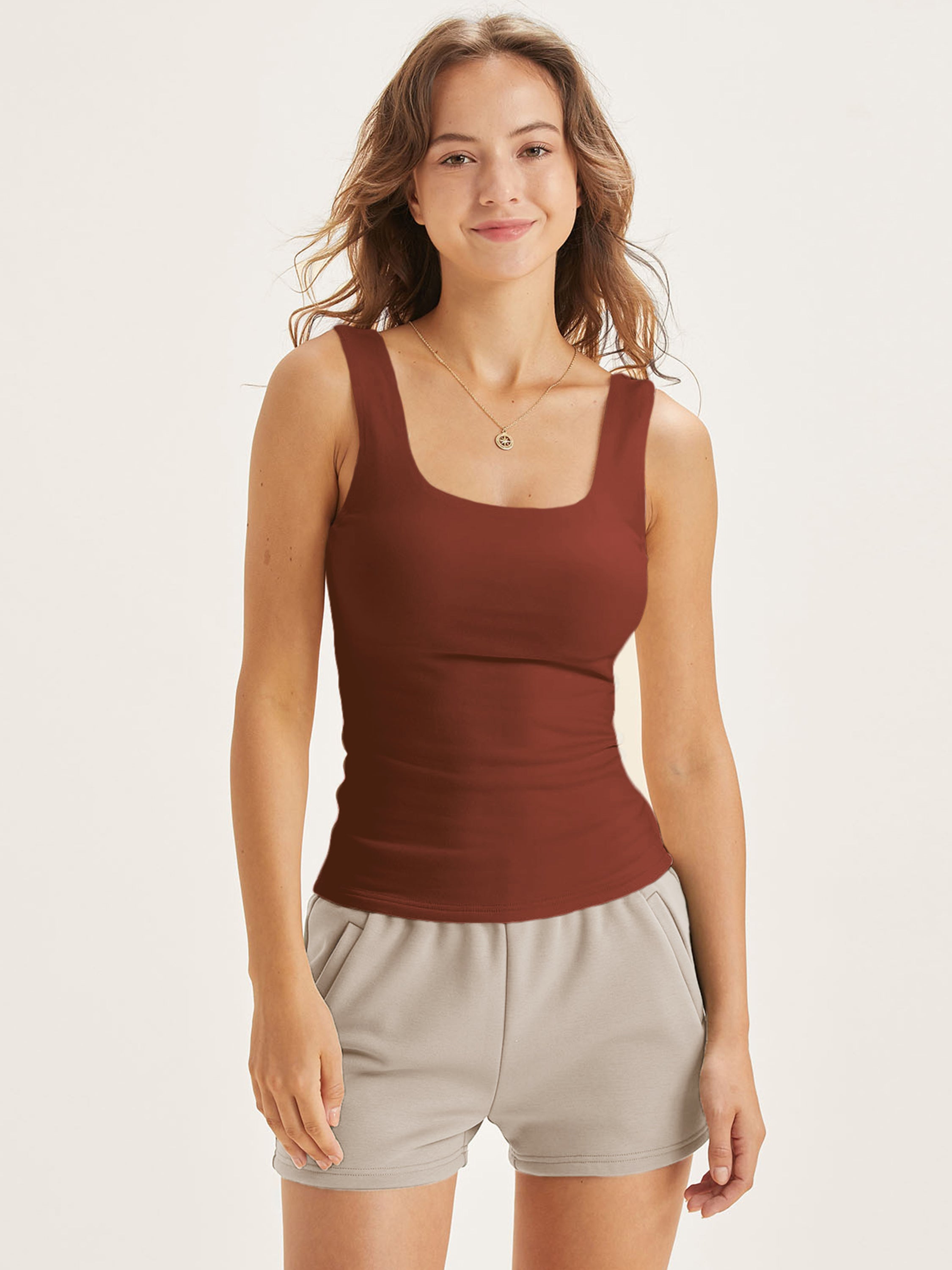 Squareneck Tank Top