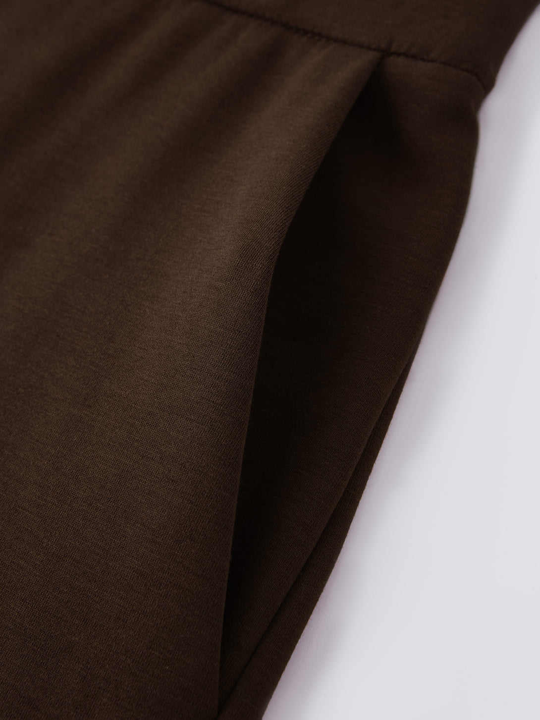 Brushed Stretch High Rise Slim Straight Pull-on Pants with Pockets