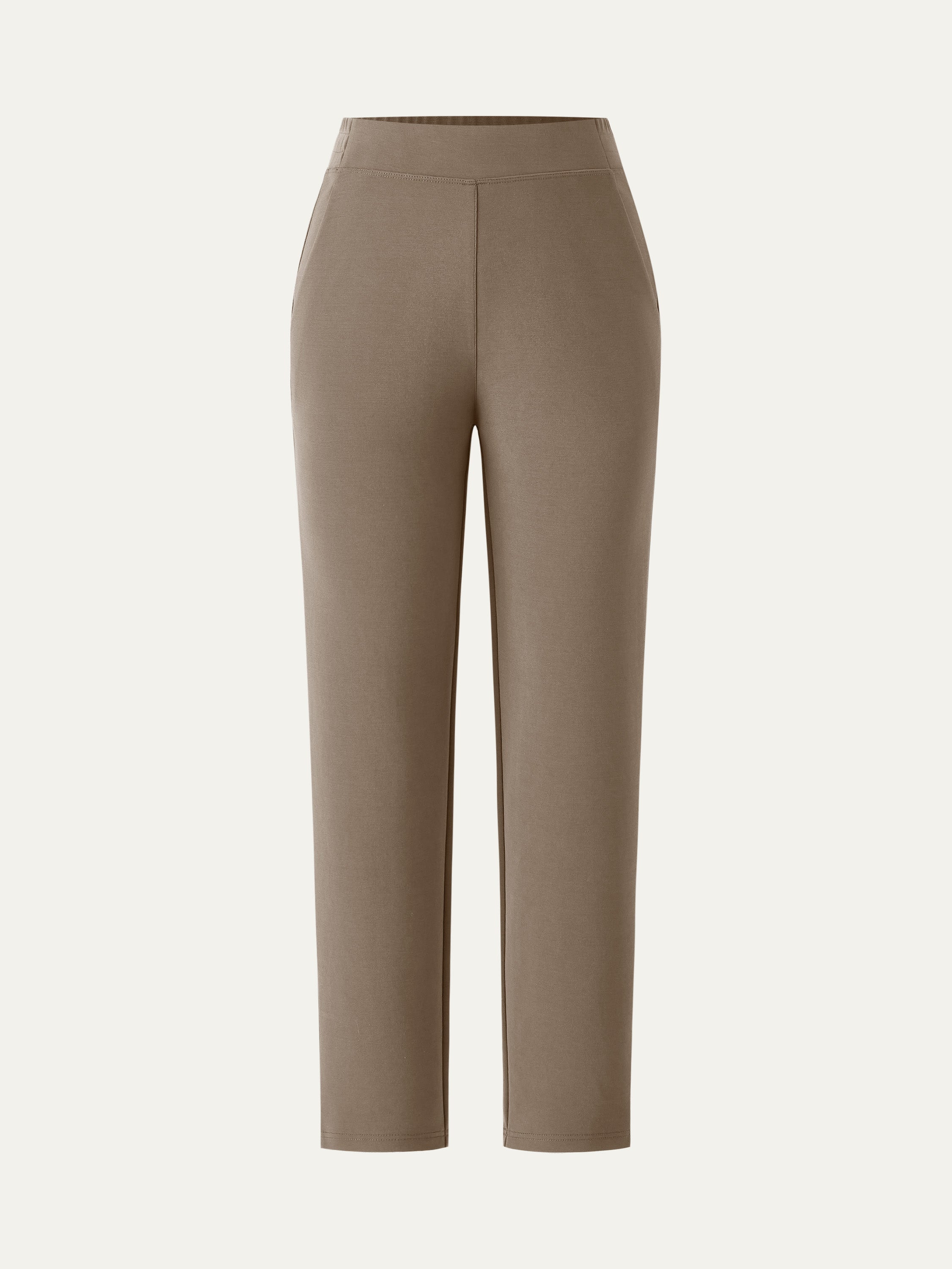 Ogl Mid Rise Pull-on Tapered Pants with Pockets – OGLmove