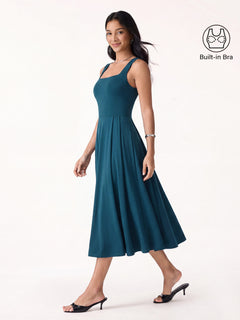 OGLmove The Anytime Little Bra Dress with Pockets Regular Dark Marine