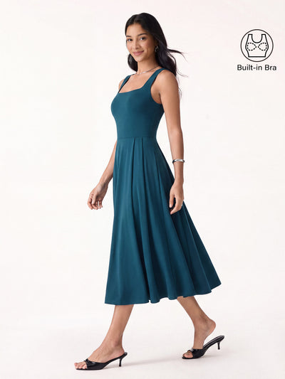 OGLmove The Anytime Little Bra Dress with Pockets Dark Marine XS