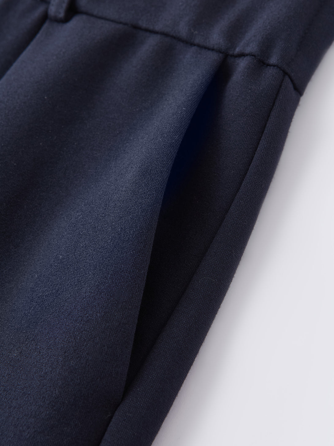 Wrinkle-Resistant Stretchy High Rise Wide Leg Pants with Pockets