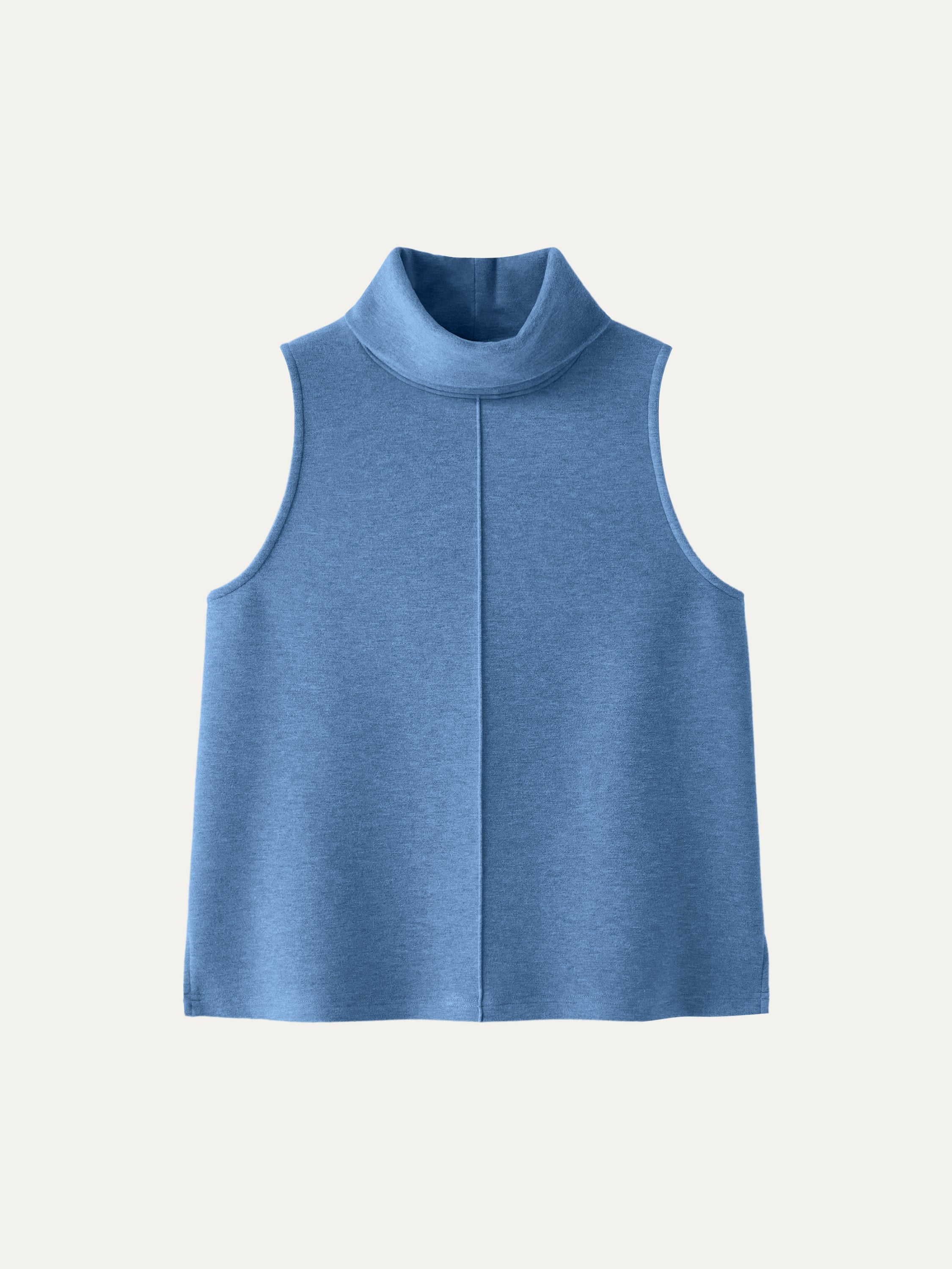 Shell Pink High Neck Split Hem Tank Top – OGLmove