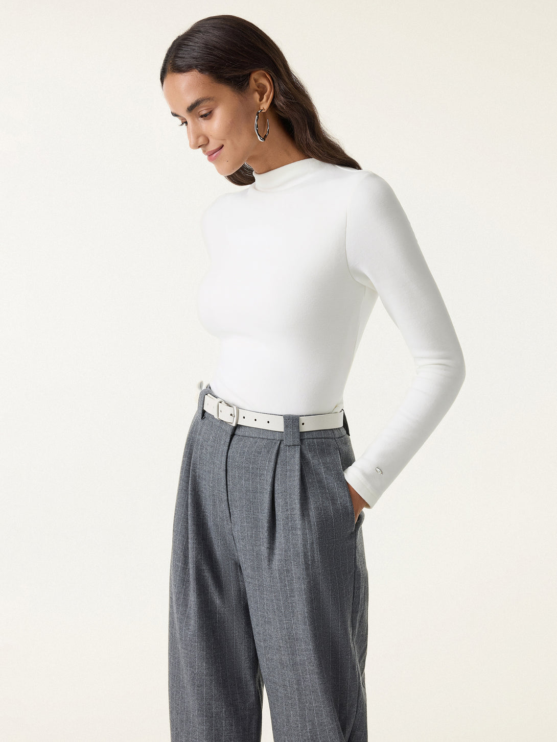 MaxWarm Brushed Mockneck Long Sleeve Brami