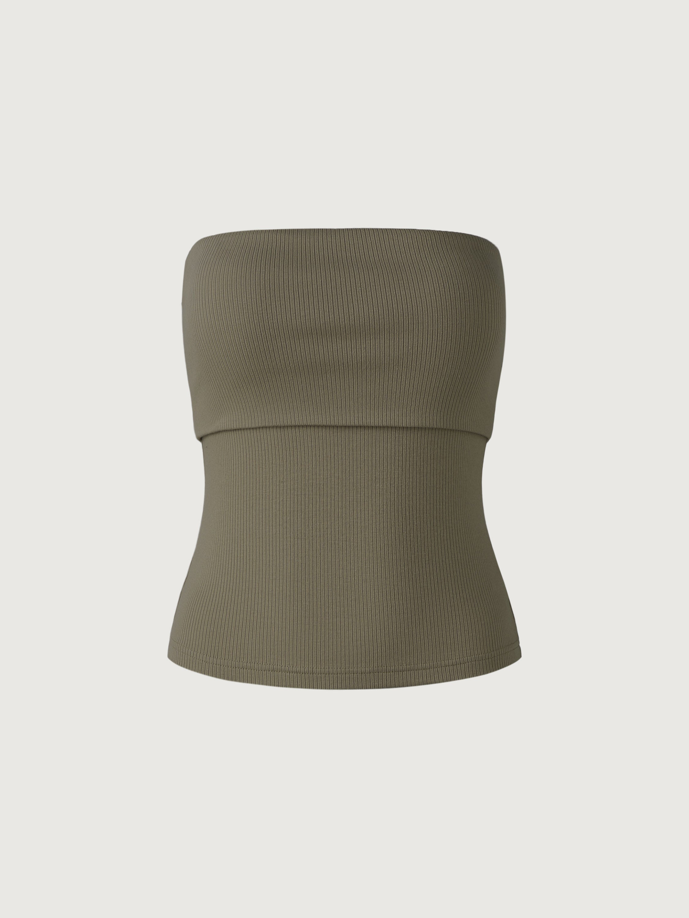 Cropped Fold Down Brami Tube Top