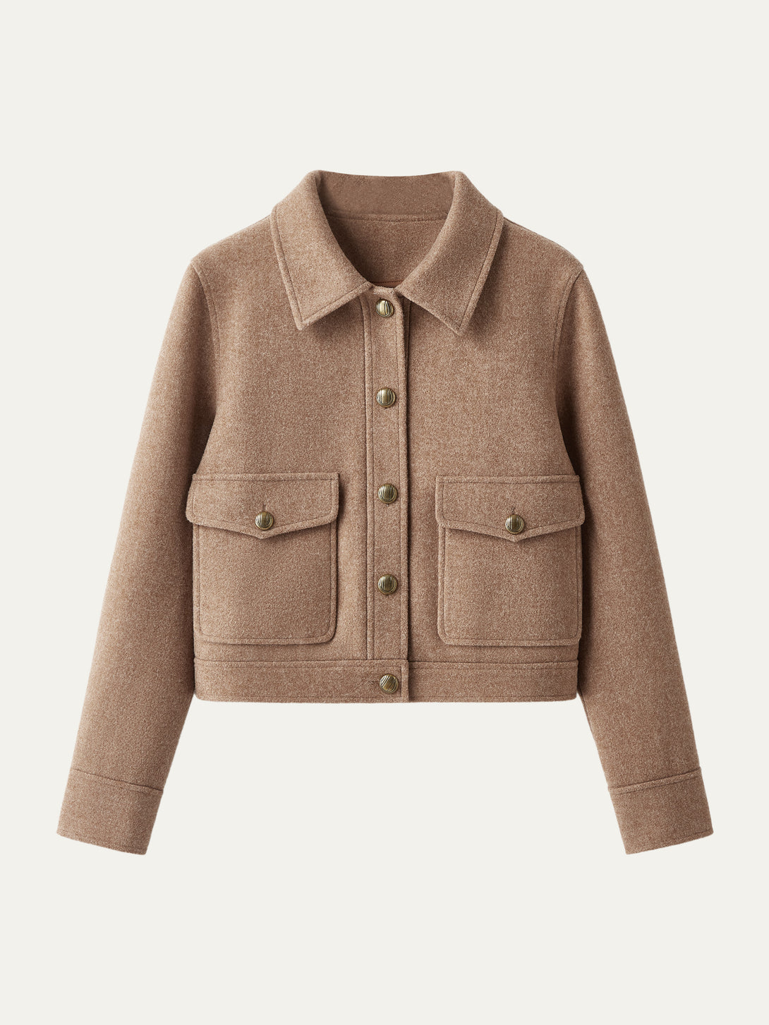 Point Collar Cargo Short Jacket