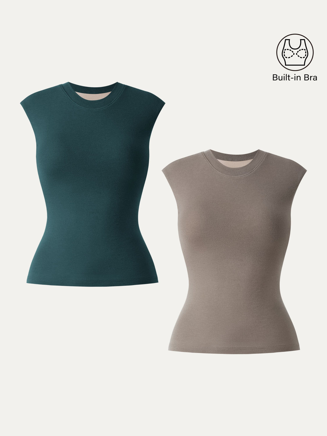 Lyocell Cashmere Crew Neck Wide Shoulder Brami Galactic Stream/Dark Beaver XS