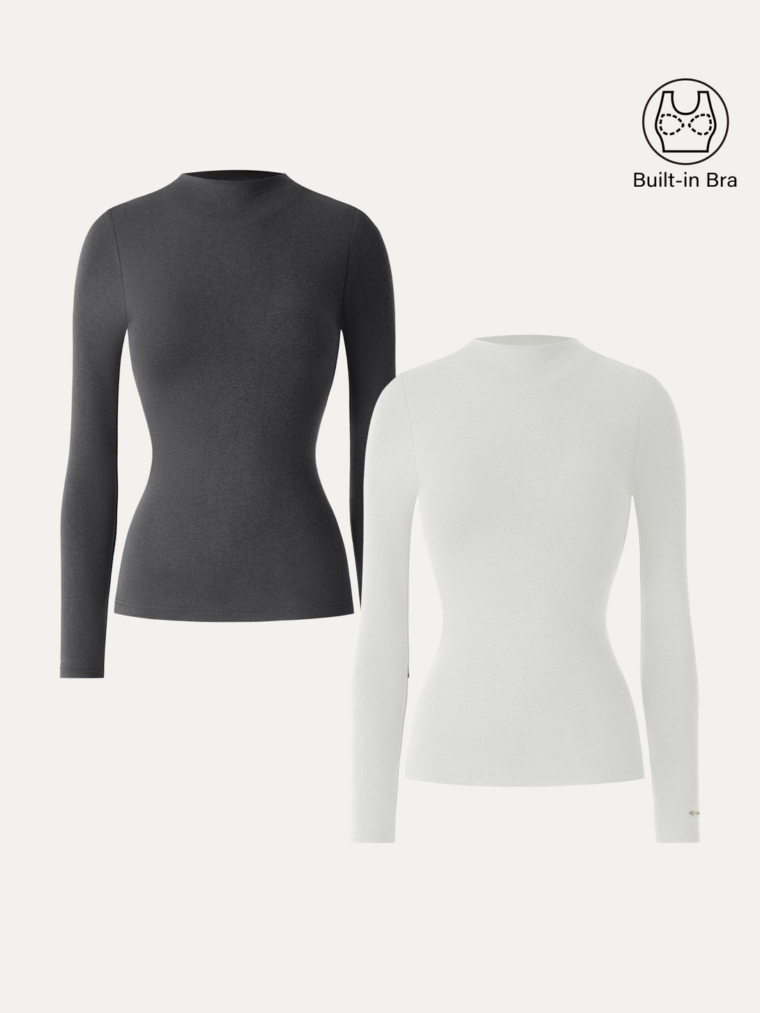 LiteWarm Mockneck Long Sleeve Brami