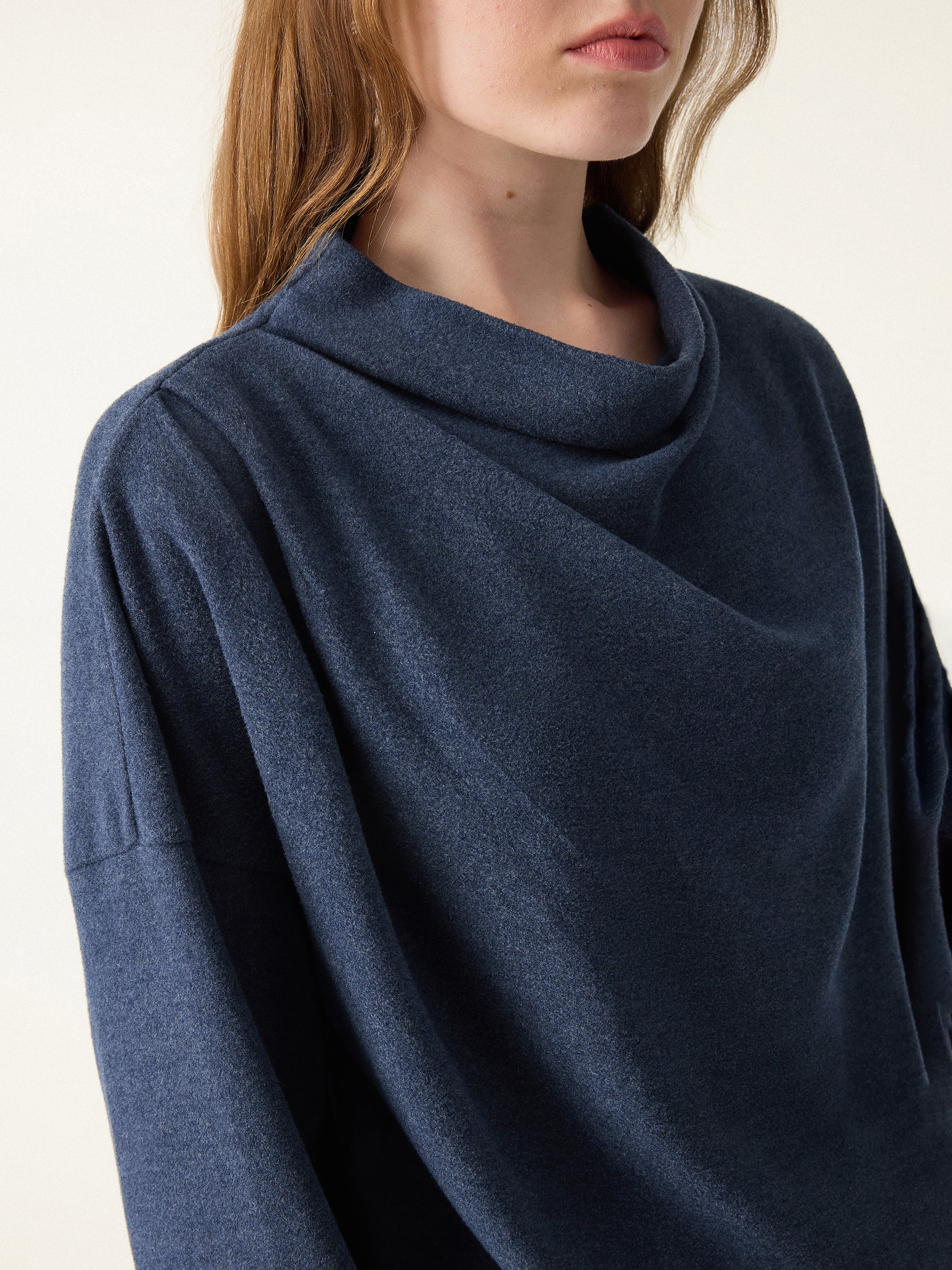 OGL Cozy Relaxed Mockneck Top with Banded Hem – OGLmove