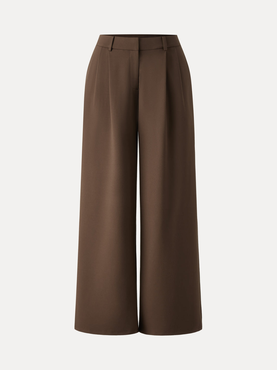 Breezy Wide Leg Pant with Pockets Petite Pecan