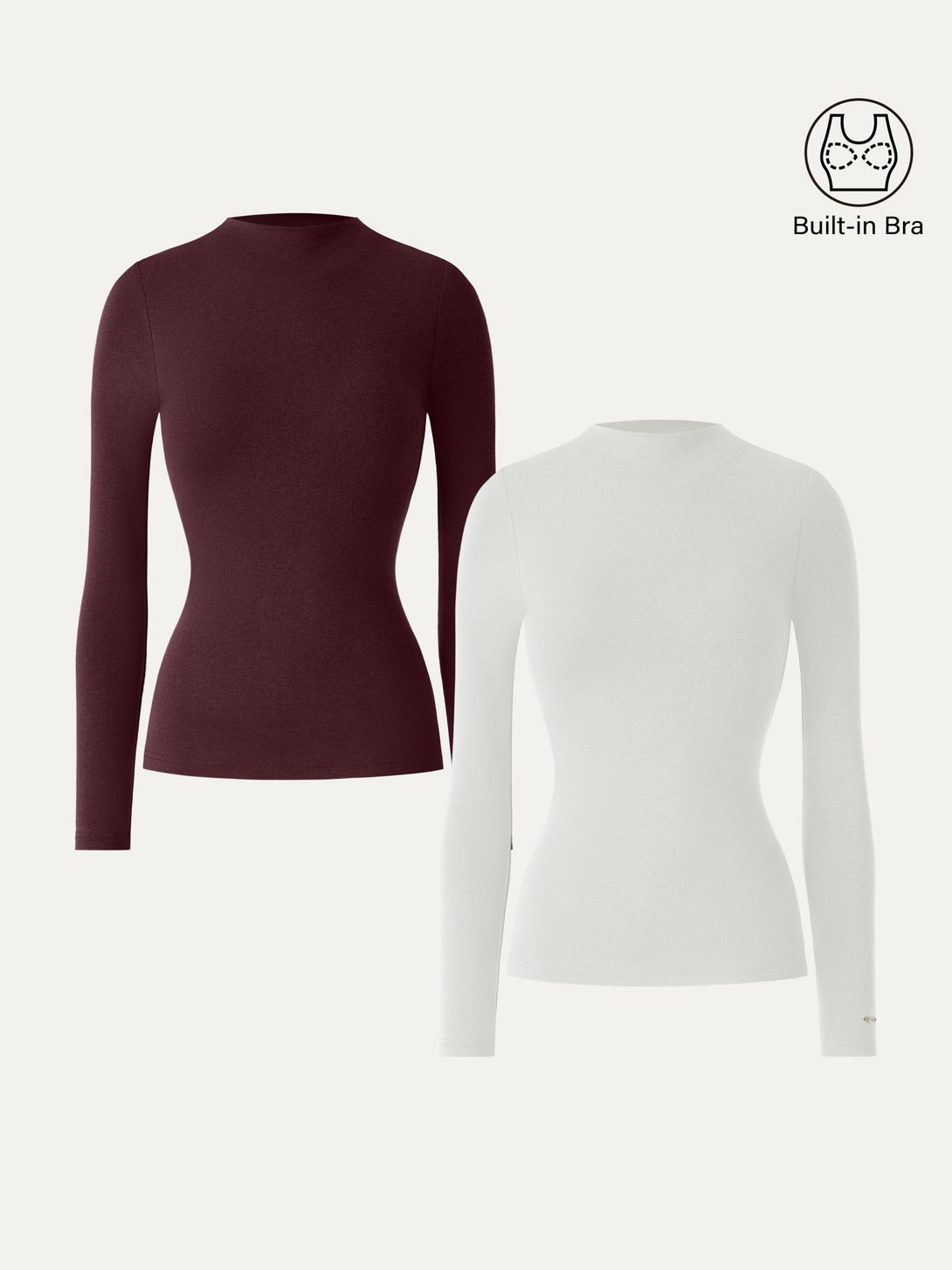 LiteWarm Mockneck Long Sleeve Brami