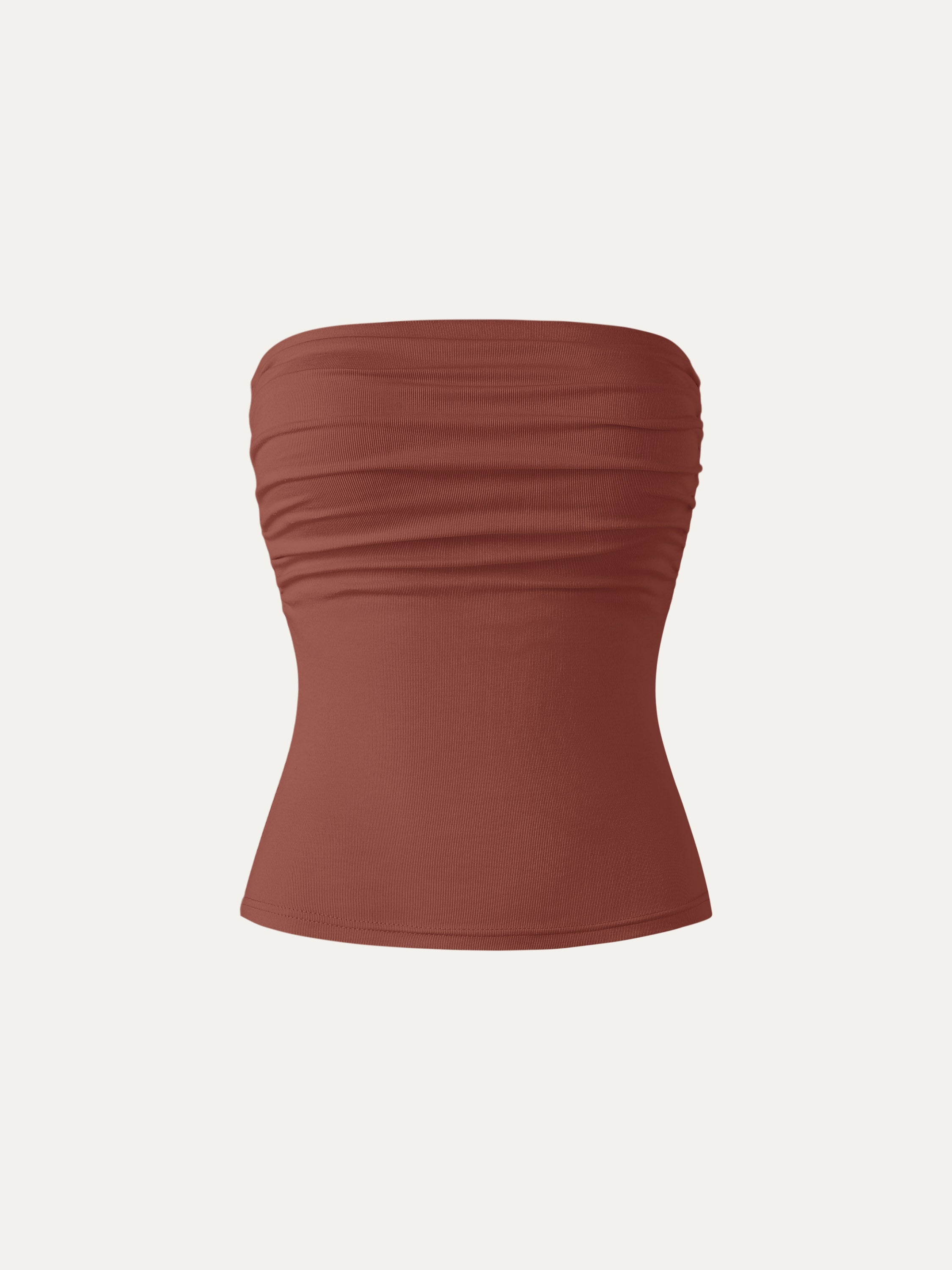 Eco-SkinKiss® Ruched Brami Tube Top - Georgia Clay