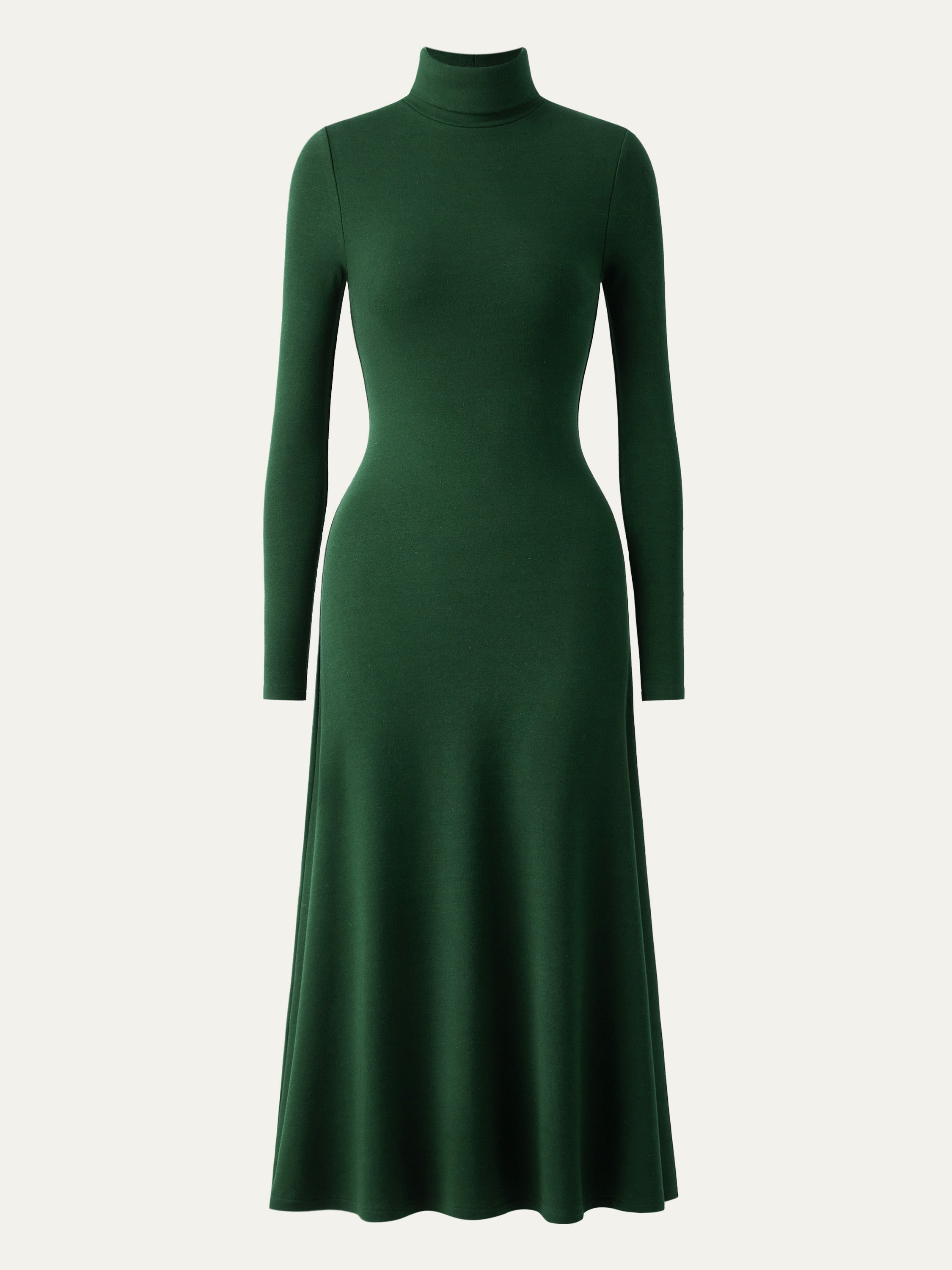Long Sleeve Turtleneck Midi Dress – OGLmove