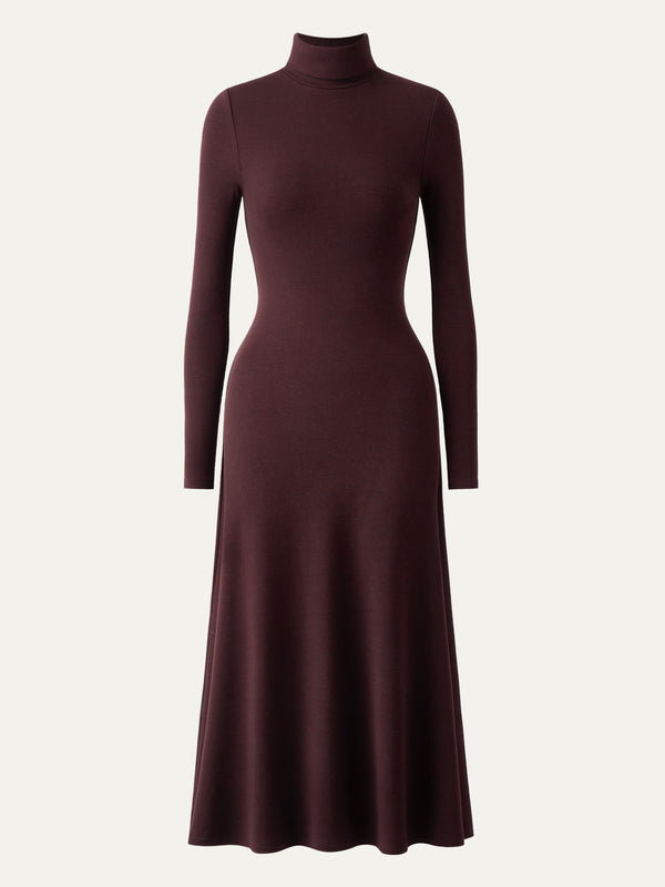 MaxWarm Turtleneck Midi Dress