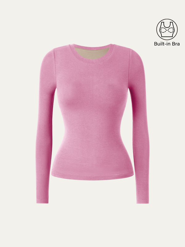 Crewneck Long Sleeve New Airy Brami Barbie XS