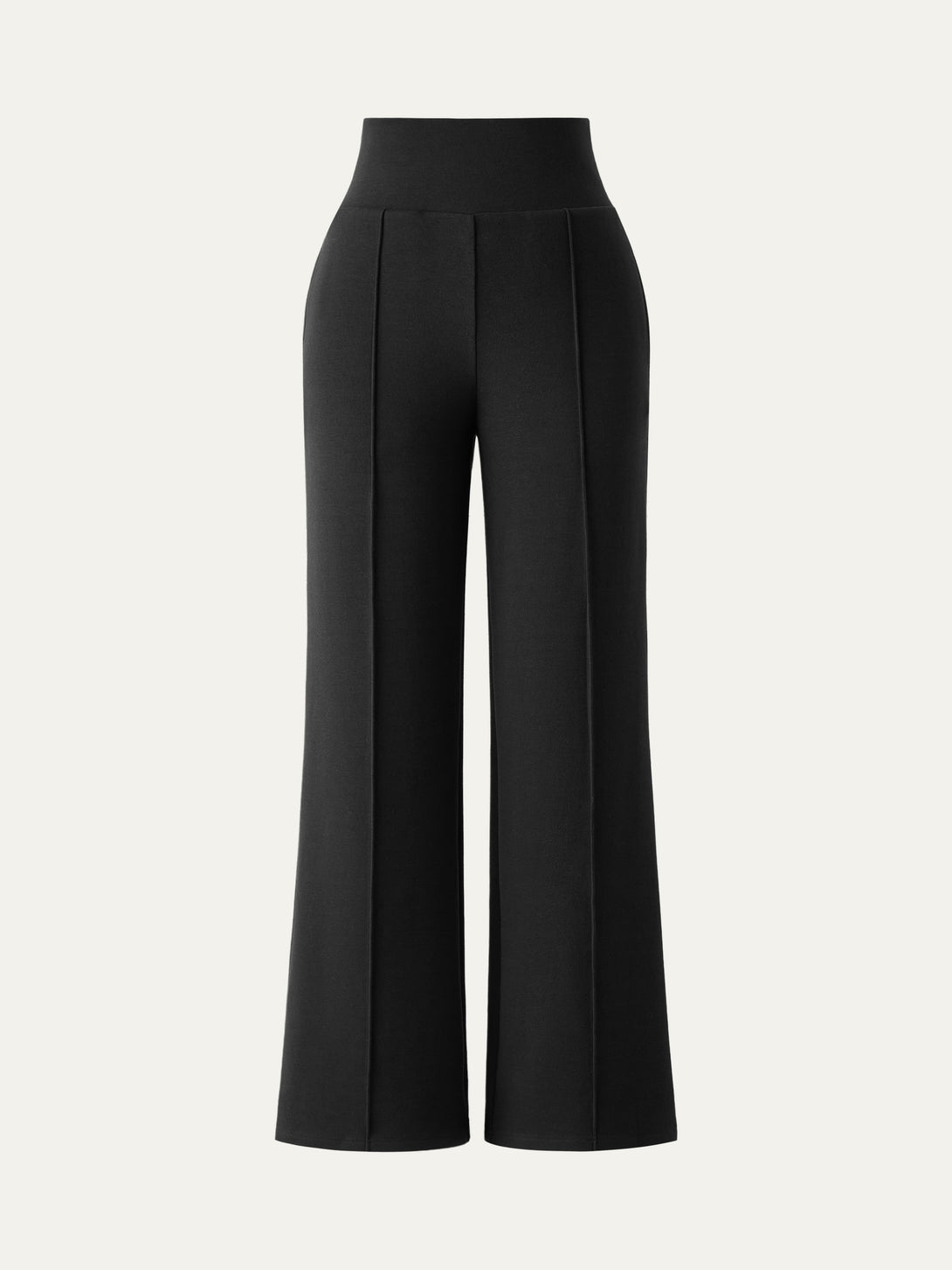 Tummy Warmer Pin-Tuck Pant Petite Black