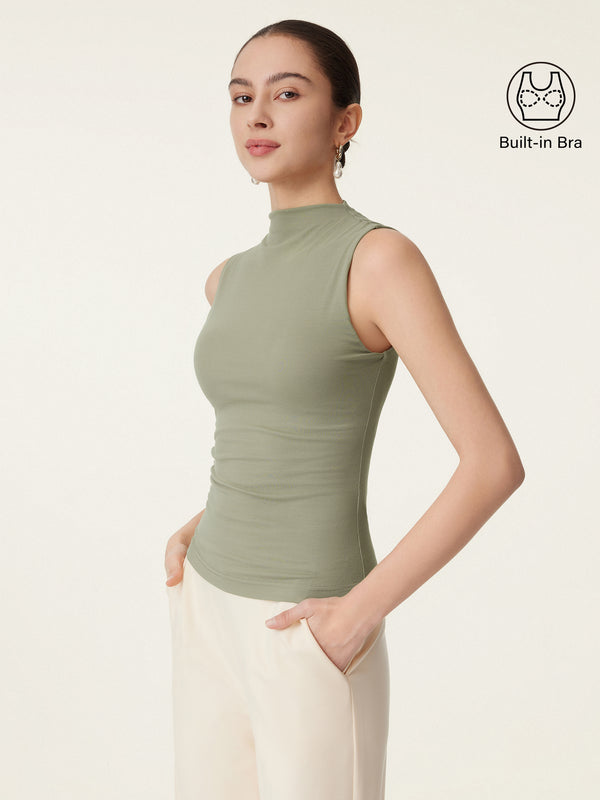 Mockneck New Airy Brami Tank