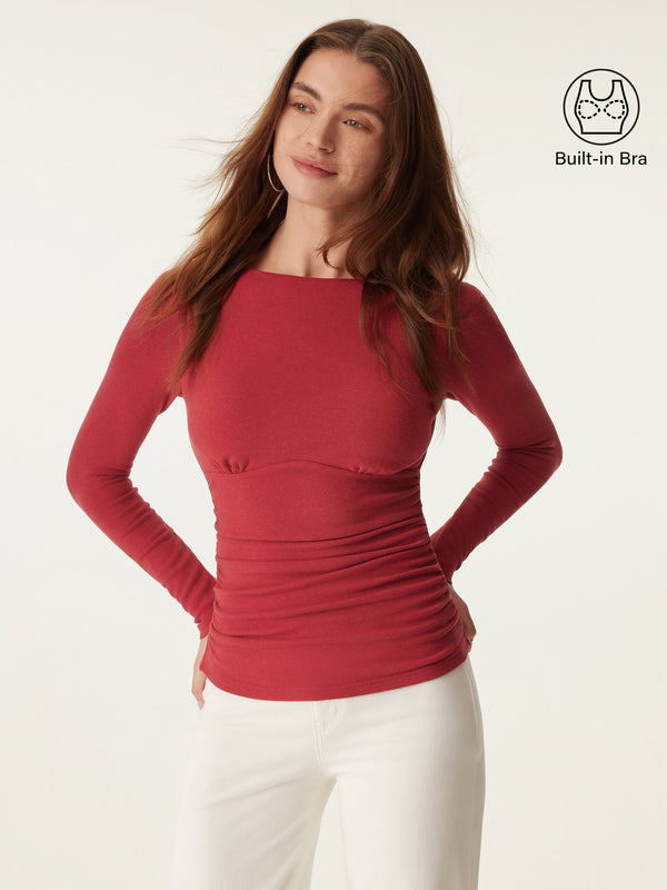 Boatneck Slim Brami Top