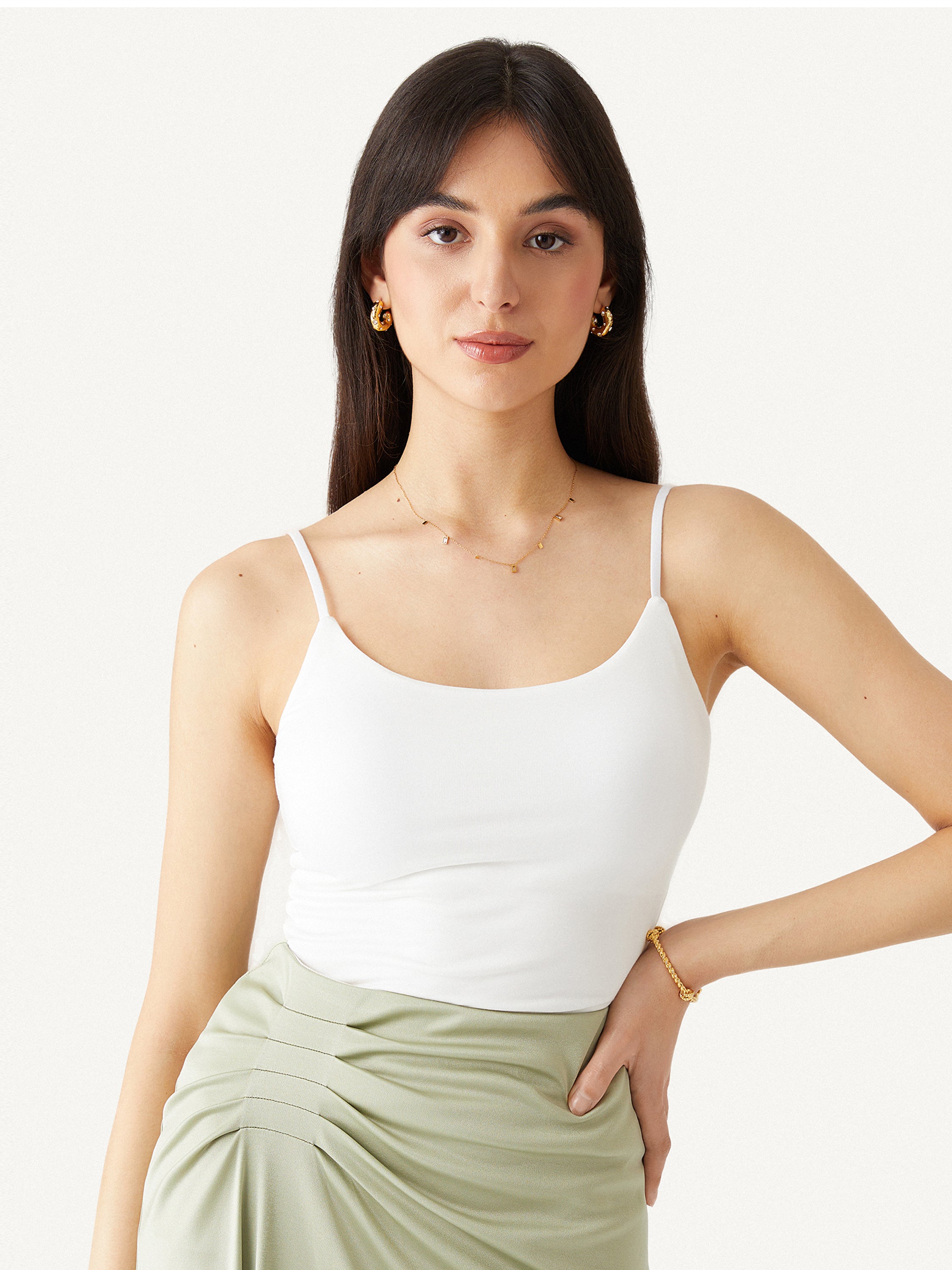 Scoop Neck Cami Tank Top