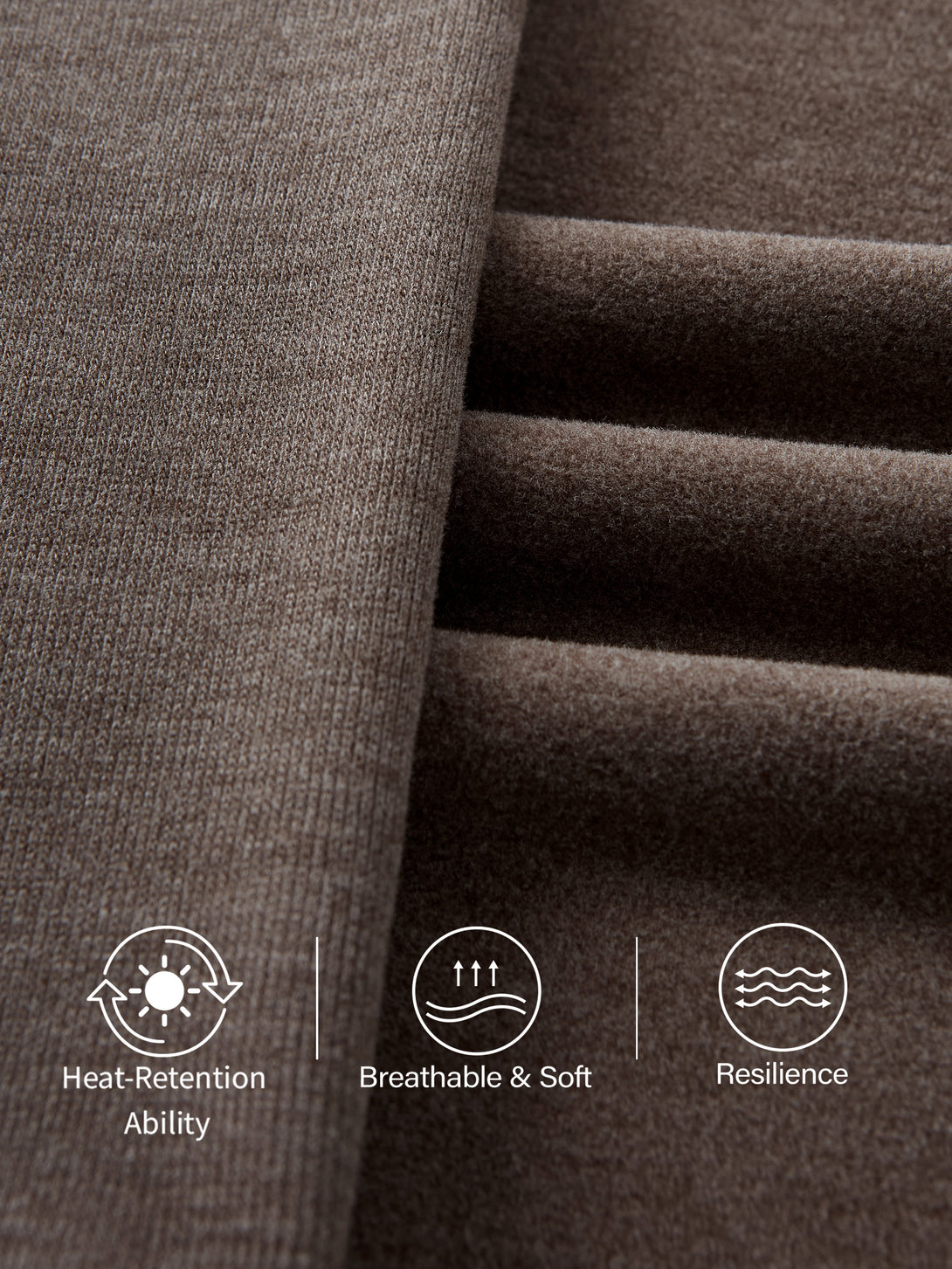 Brushed Warm V-neck Button Front Vest