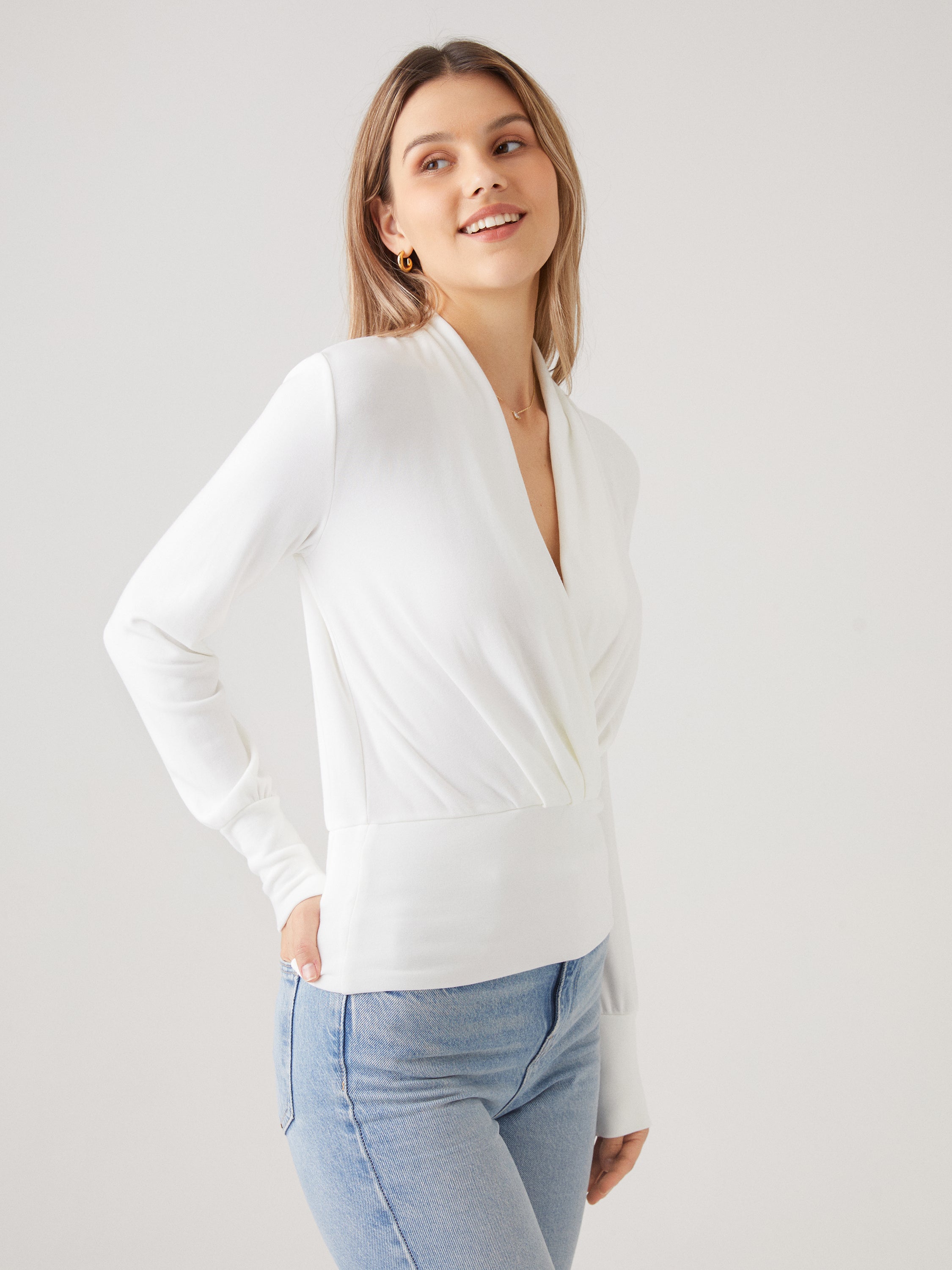 Ogl Eco-Mousse® Surplice Tuckable Top