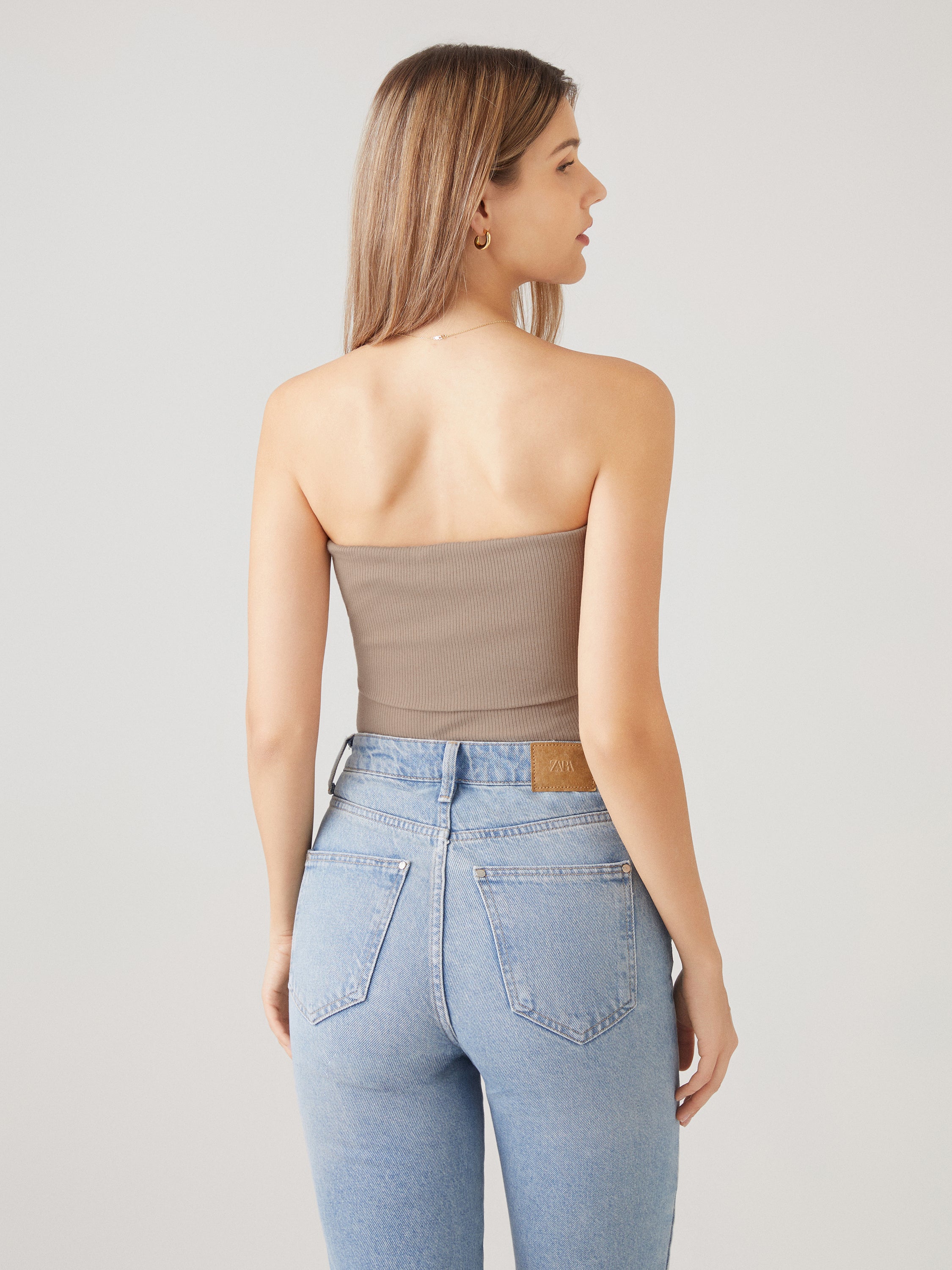 Cropped Fold Down Brami Tube Top