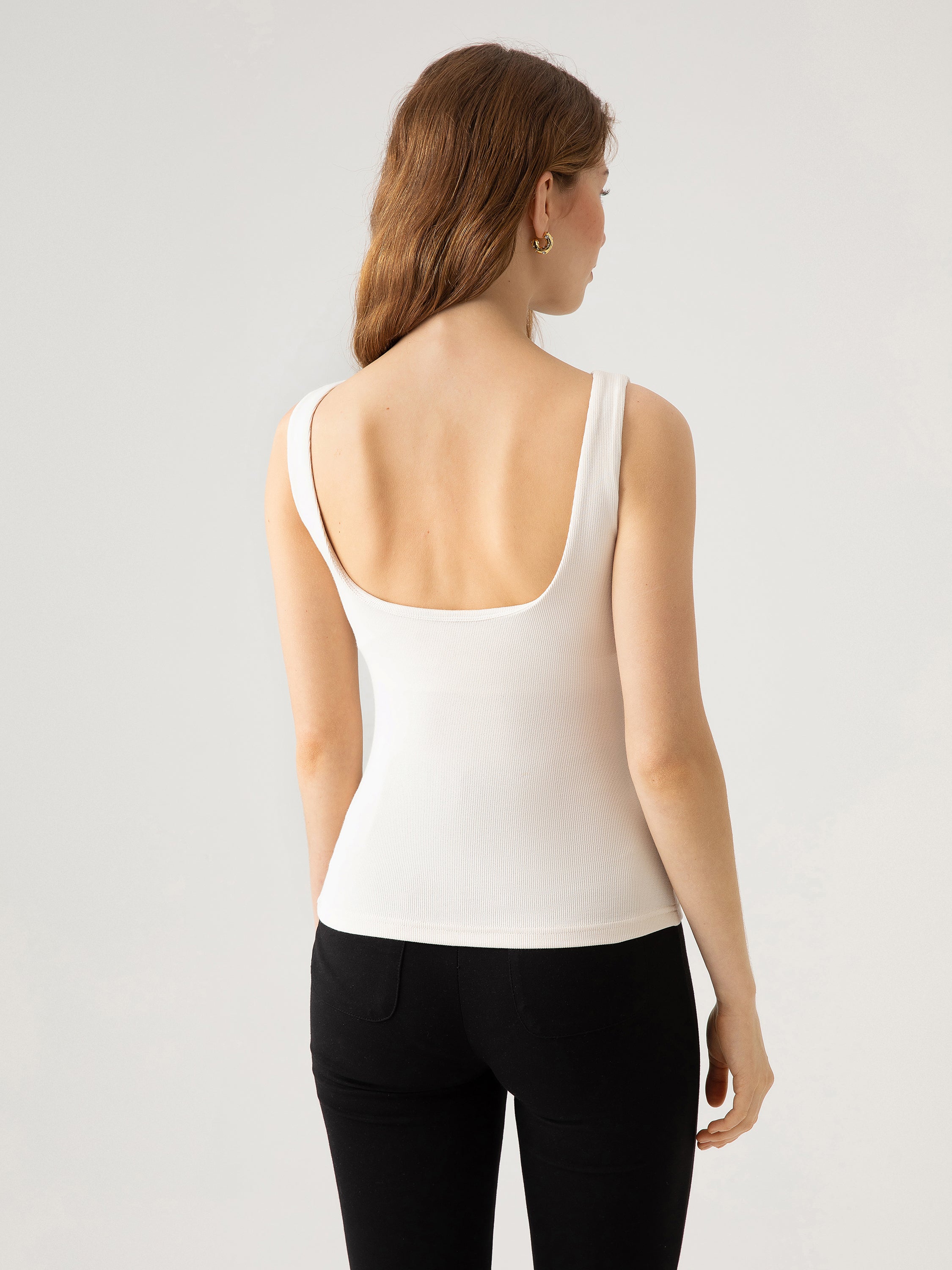 Ogl Plantive™ Bustier Boatneck Open-Back Brami Tank