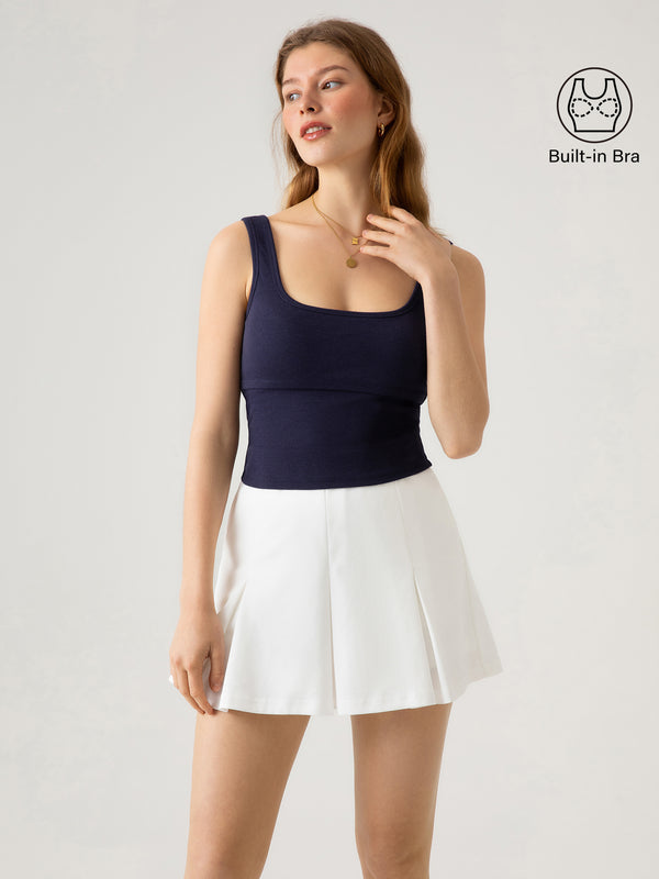 Square Neck Layering Brami Tank