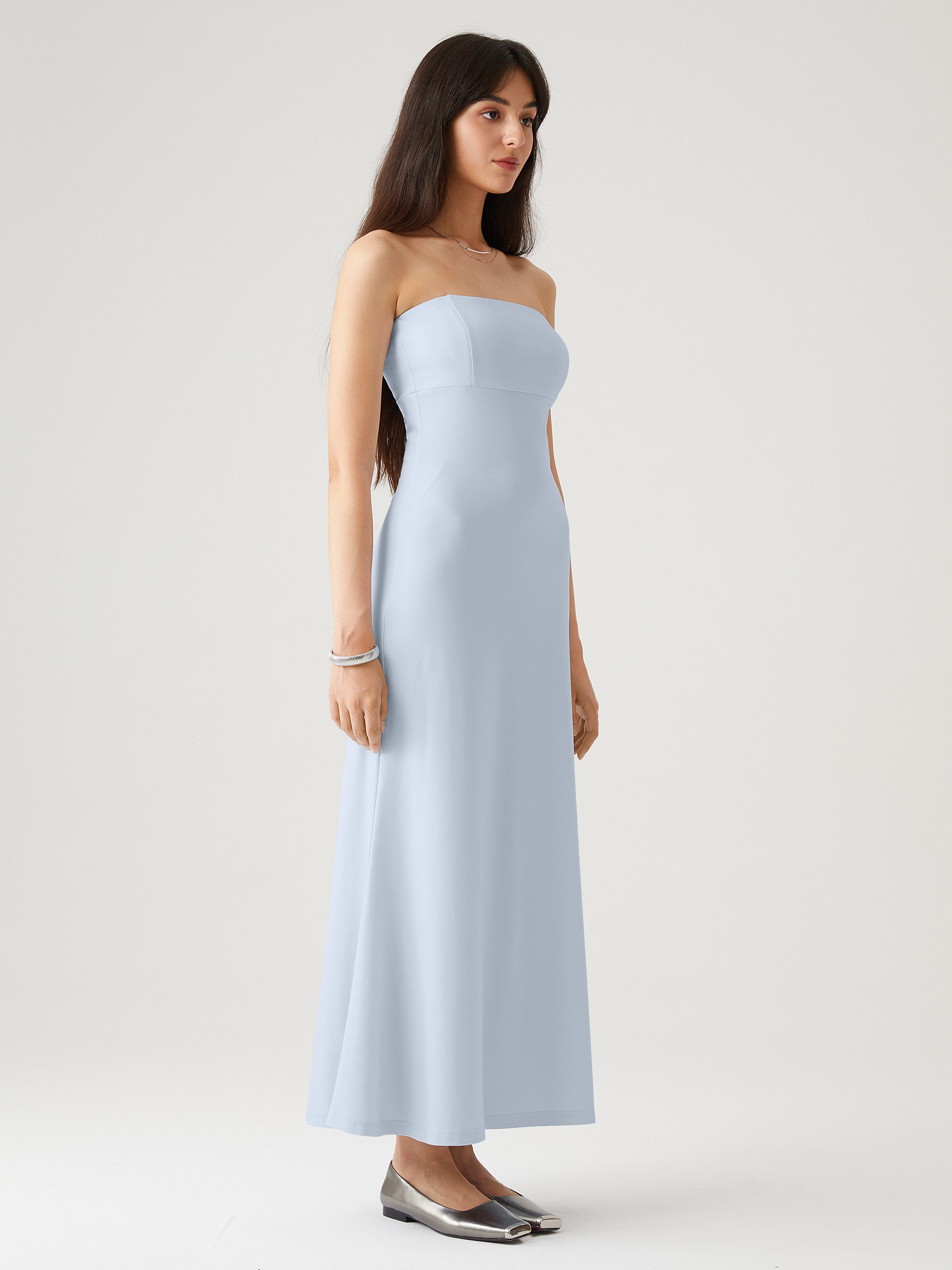 Contour Tube Maxi Dress - Dark Truffle