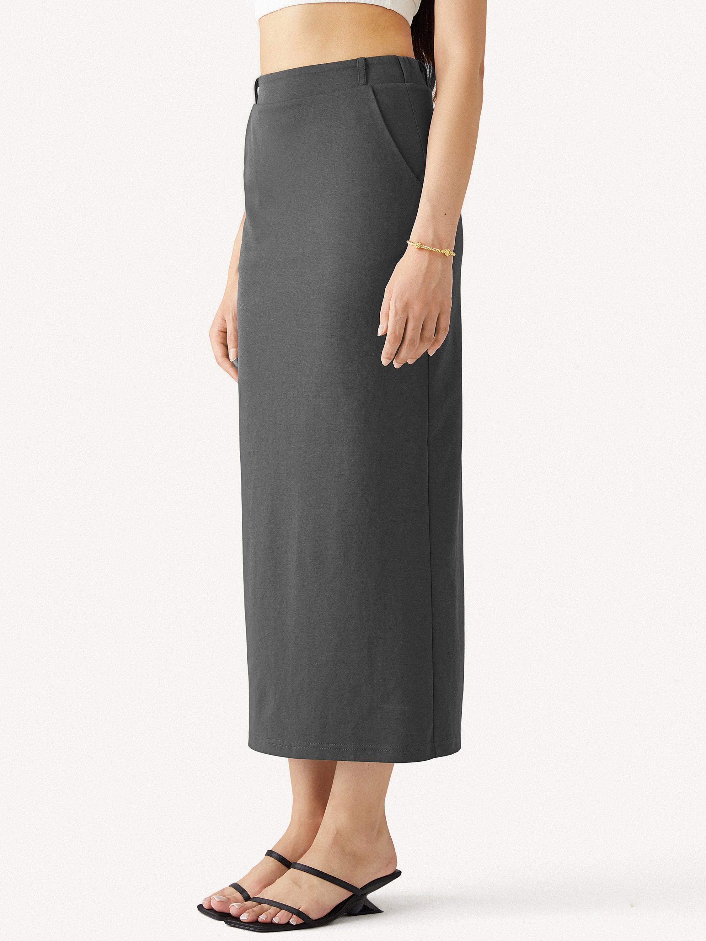 Everyday Column Skirt - Gardenia